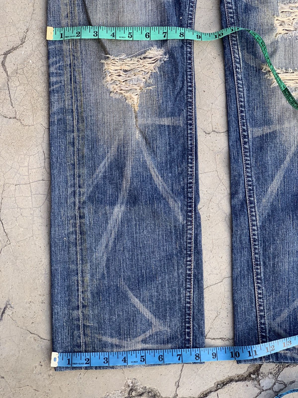 Edwin Heavy Distressed Edwin 503 jeans. Size US 32 / EU 48 - 4 Thumbnail