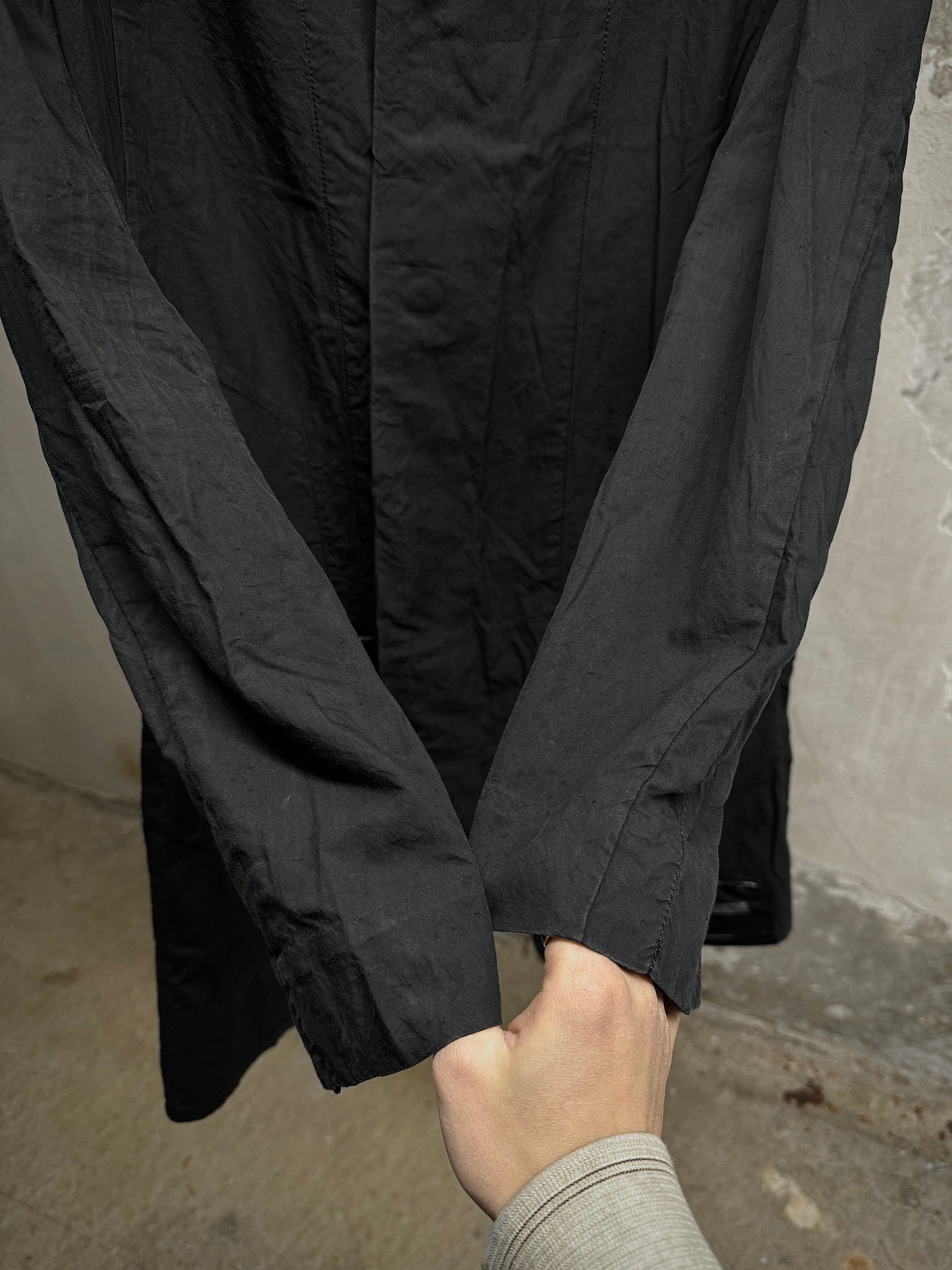 Julius Julius Washed Black Anatomical Longline Overshirt Size US S / EU 44-46 / 1 - 6 Thumbnail
