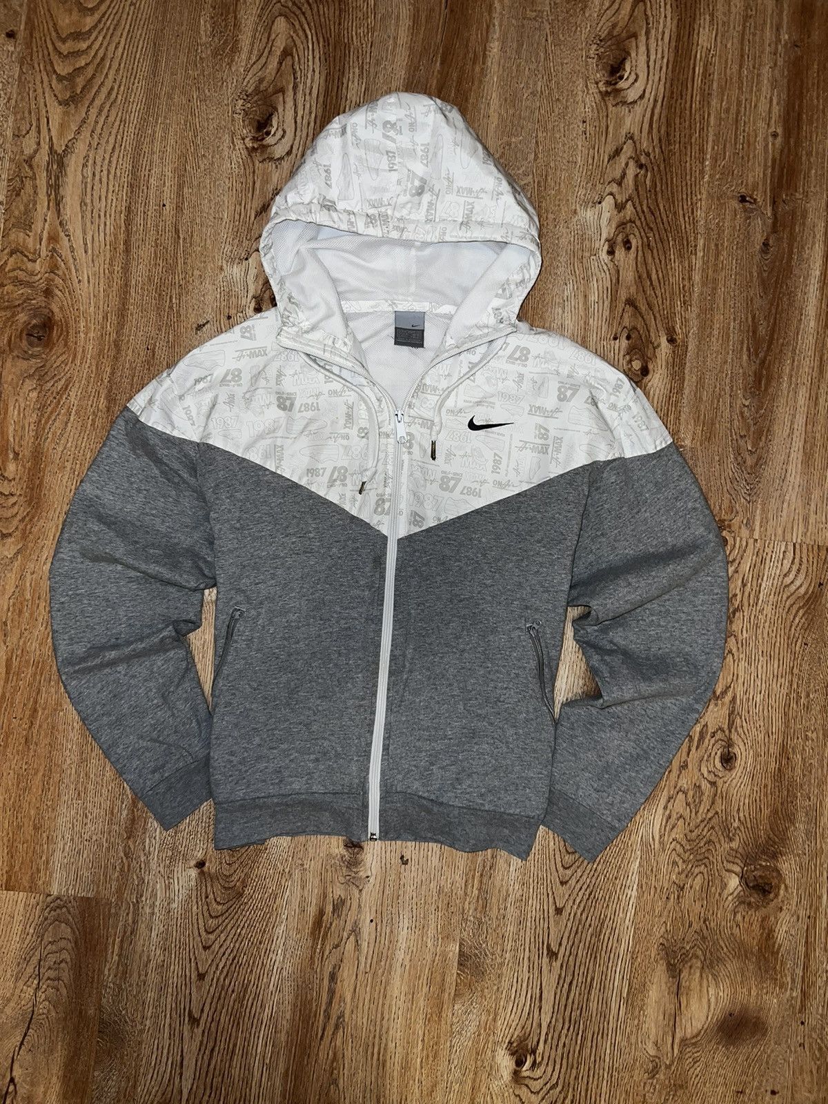 Nike × Vintage Nike 00’s Vintage Y2K TrackJacket Windbreaker Swoosh Logo Size US M / EU 48-50 / 2 - 3 Thumbnail