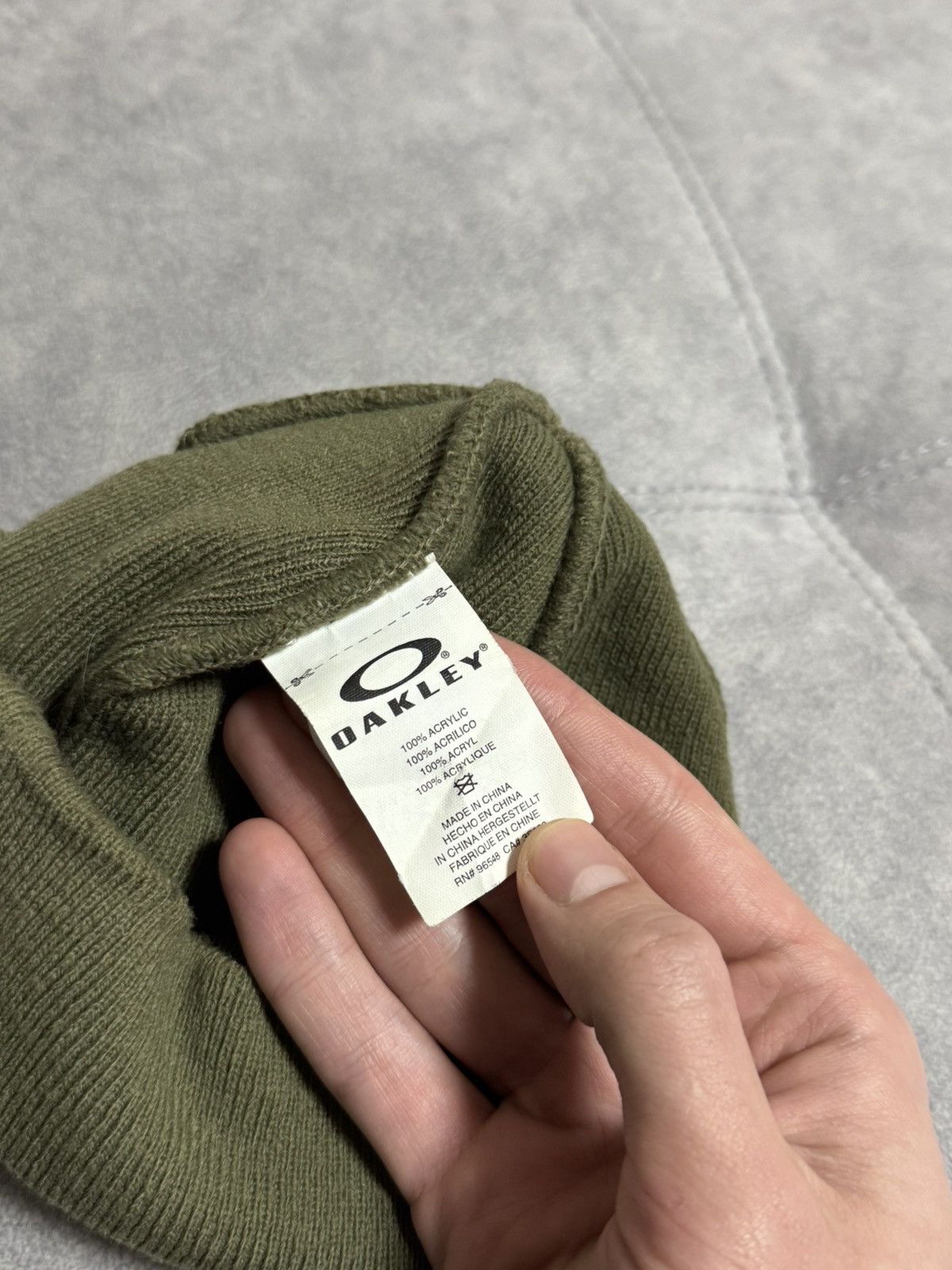 Oakley × Vintage Vintage Rare Oakley military oil green Y2K Gorpcore Hat Size ONE SIZE - 6 Thumbnail
