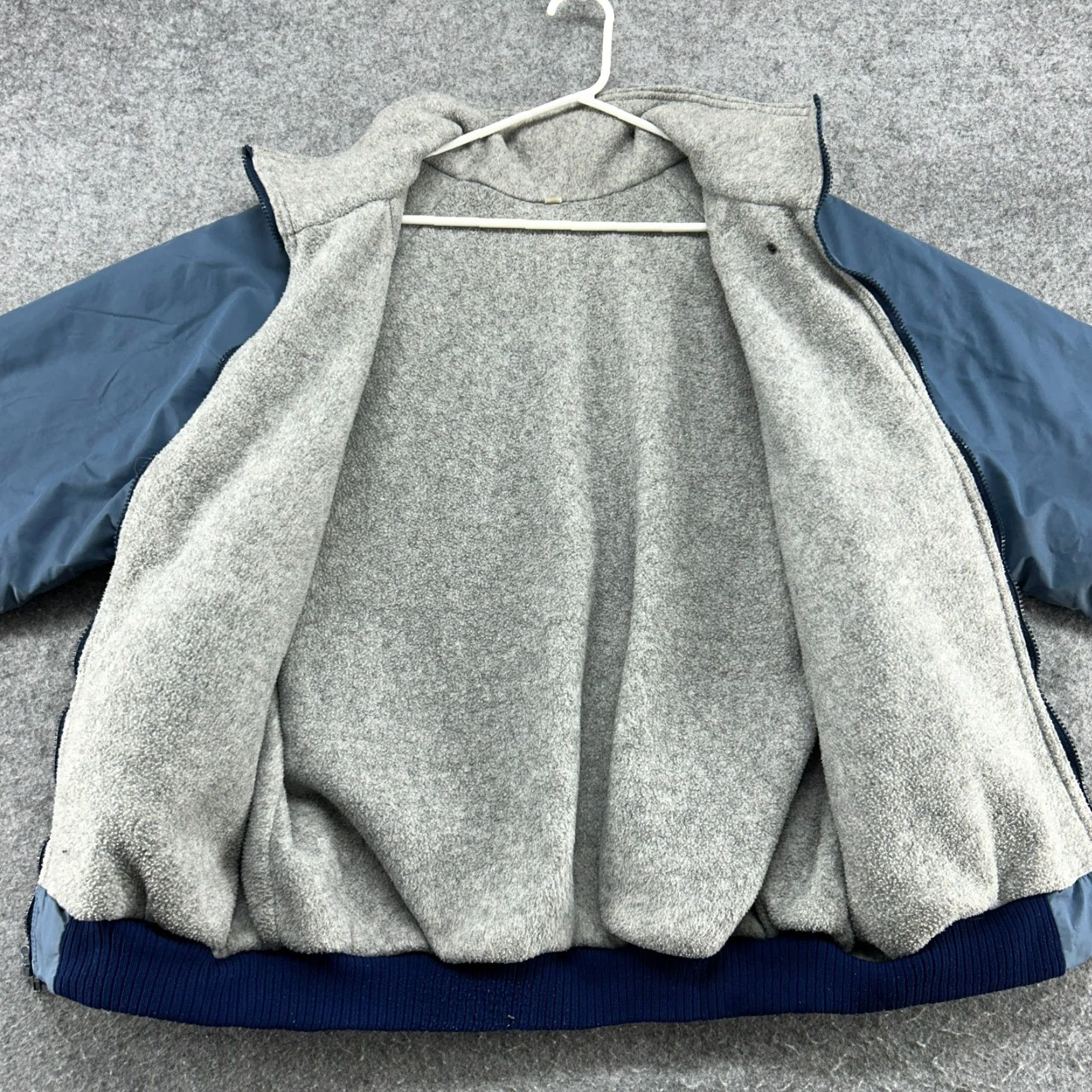Patagonia VINTAGE Patagonia Jacket Parka Men XL Blue Nylon Shell Fleece Lined Logo 80s 90s Zip Mid-Length Quilted Size US XL / EU 56 / 4 - 2 Thumbnail