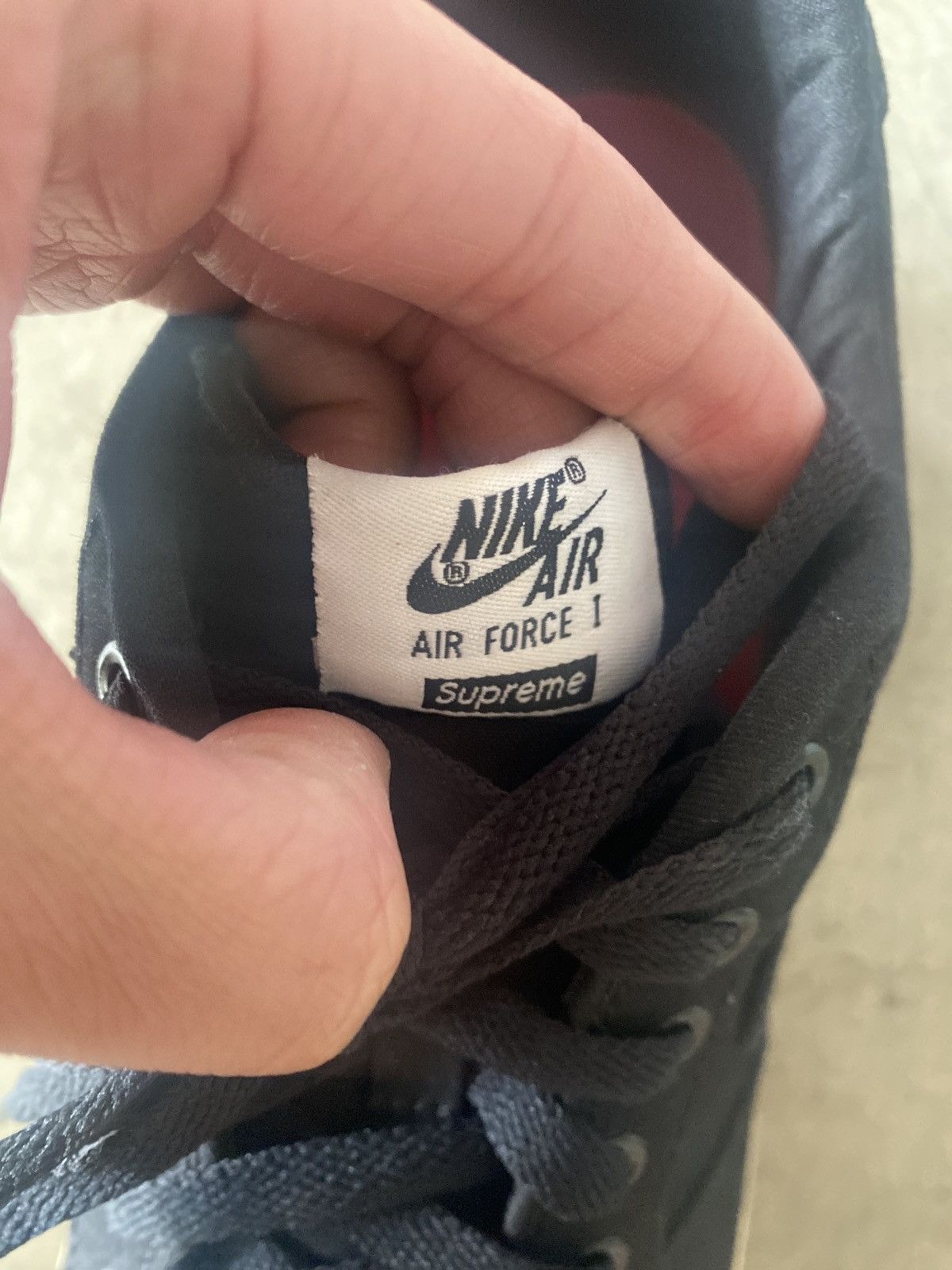 Nike × Supreme OG Nike Supreme Force Black Canvas Size US 11 / EU 44 - 10 Thumbnail