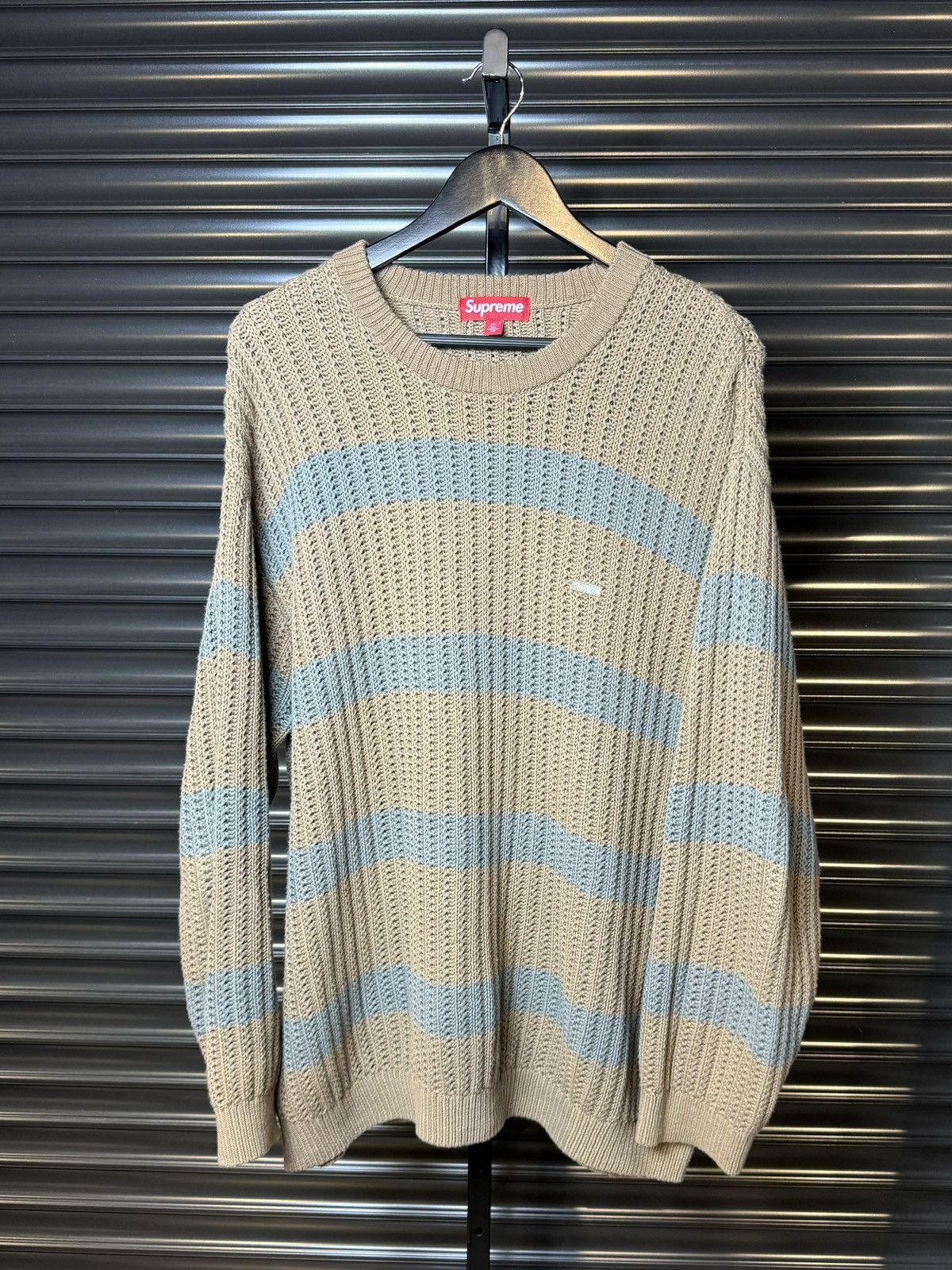 Supreme Supreme Loose Gauge Striped Knit Sweater - XL Size US XL / EU 56 / 4 - 2 Thumbnail