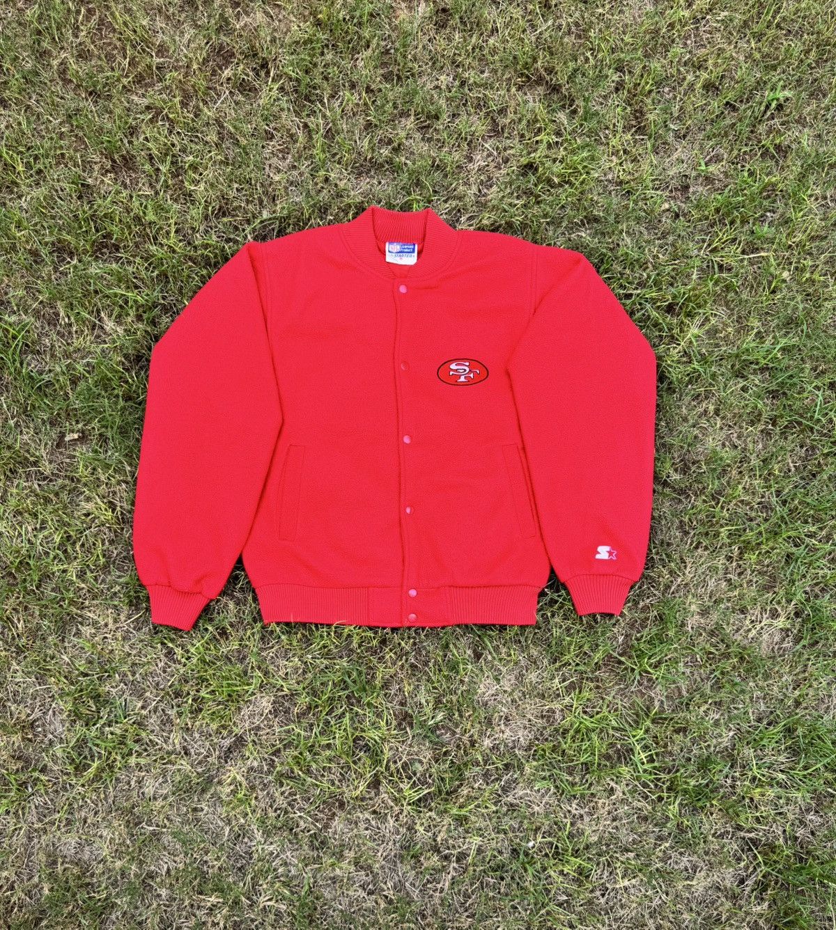 NFL Vintage 90s NFL San Francisco 49ers Starter Zip Jacket Size US S / EU 44-46 / 1 - 1 Thumbnail