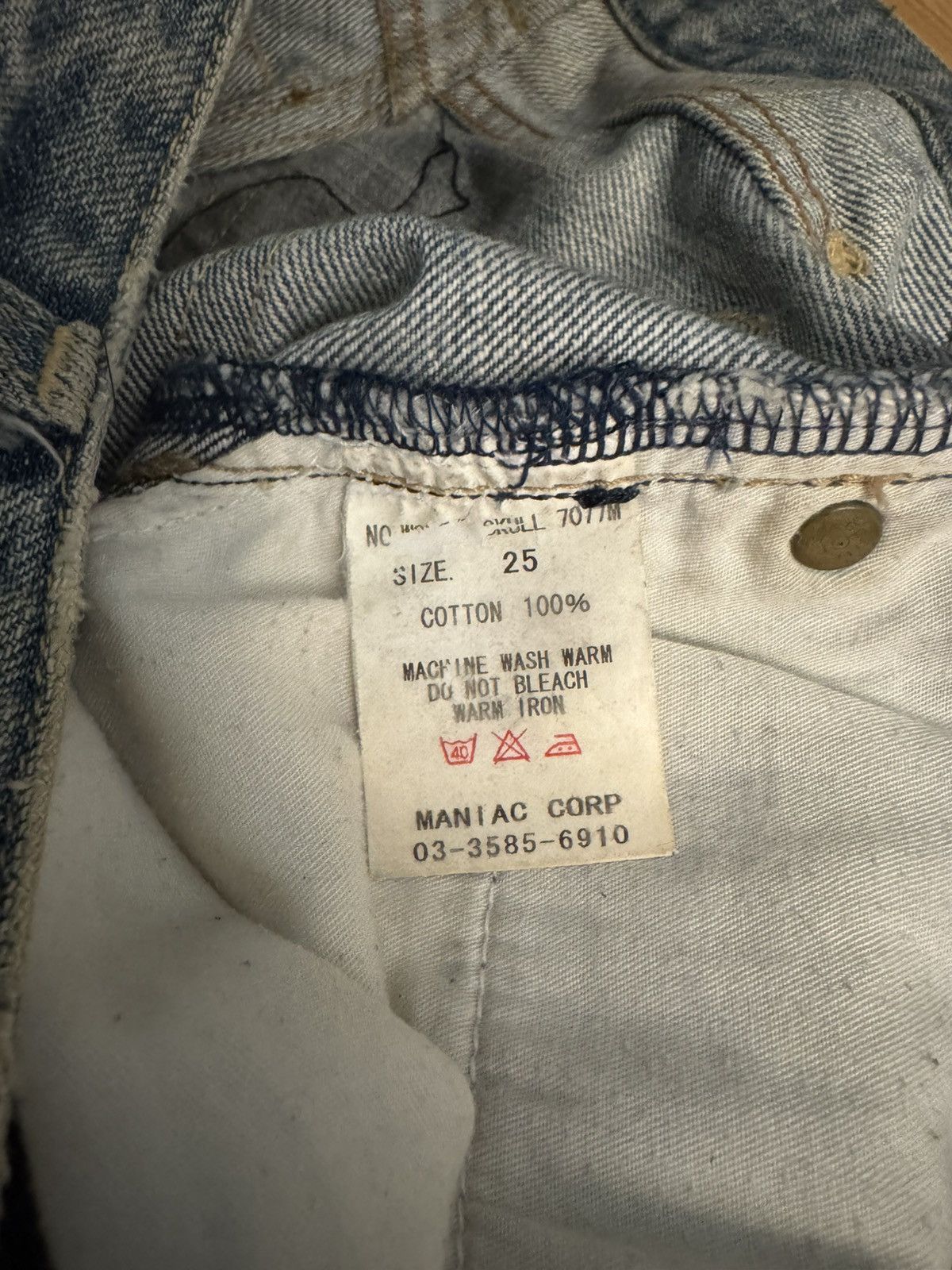 Le Grande Bleu (L.G.B.) LGB Skull Denim Size US 29 - 5 Thumbnail