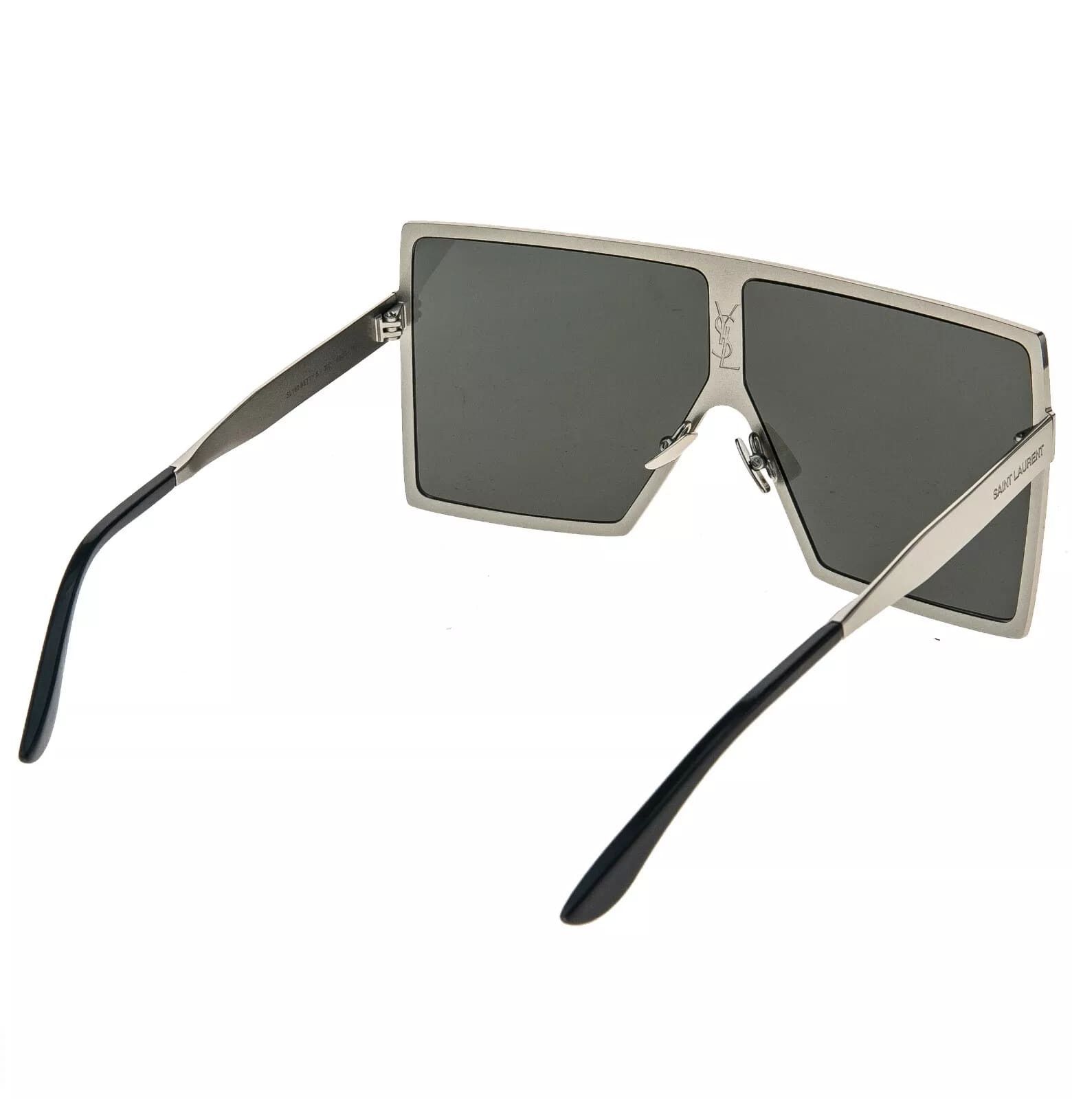 Yves Saint Laurent SAINT LAURENT BETTY SL 182 SL182 Silver 002 Sunglass YSL Size ONE SIZE - 7 Thumbnail