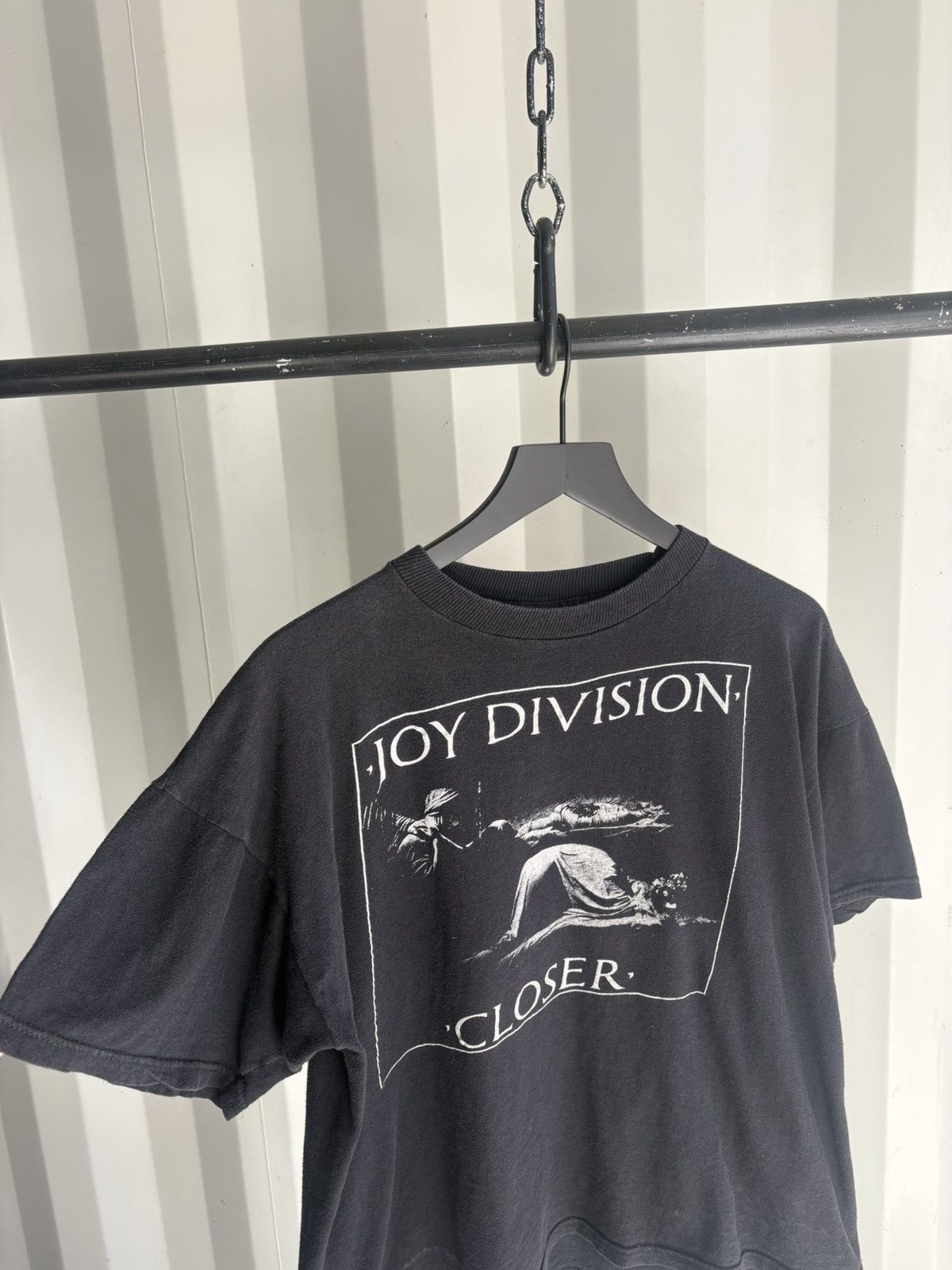 Band Tees Vintage Joy Division Distressed Faded Shirt Boxy Grunge Band Size US L / EU 52-54 / 3 - 5 Thumbnail