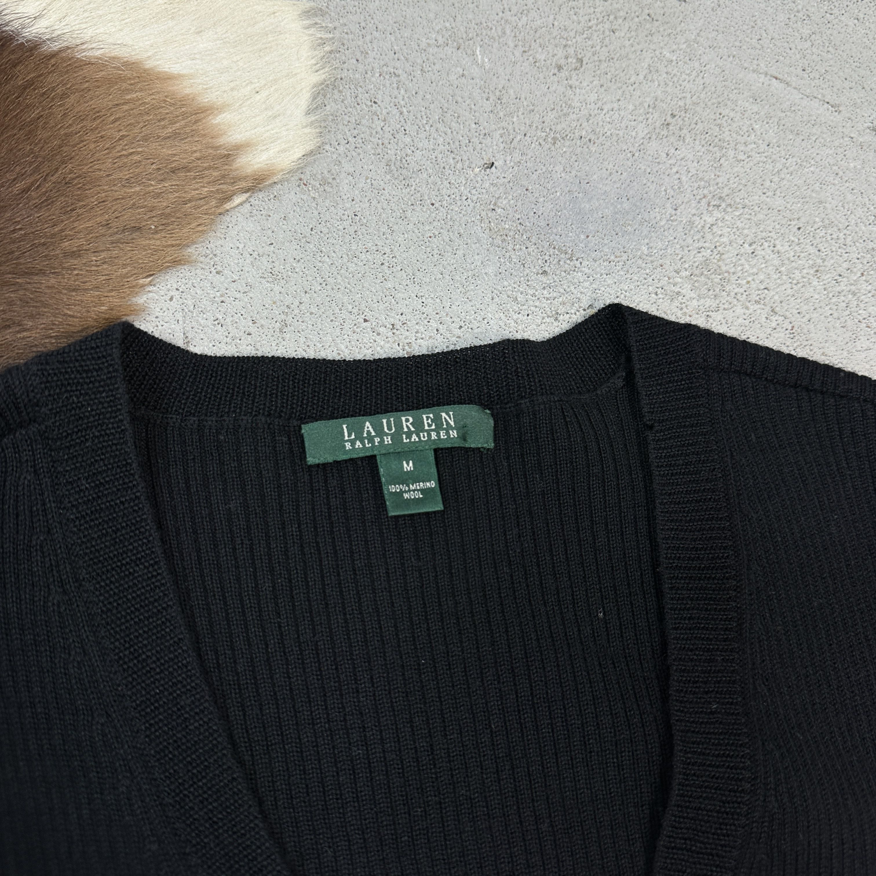 Ralph Lauren × Vintage Ralph Lauren Merino Wool Dress Size M / US 6-8 / IT 42-44 - 4 Thumbnail