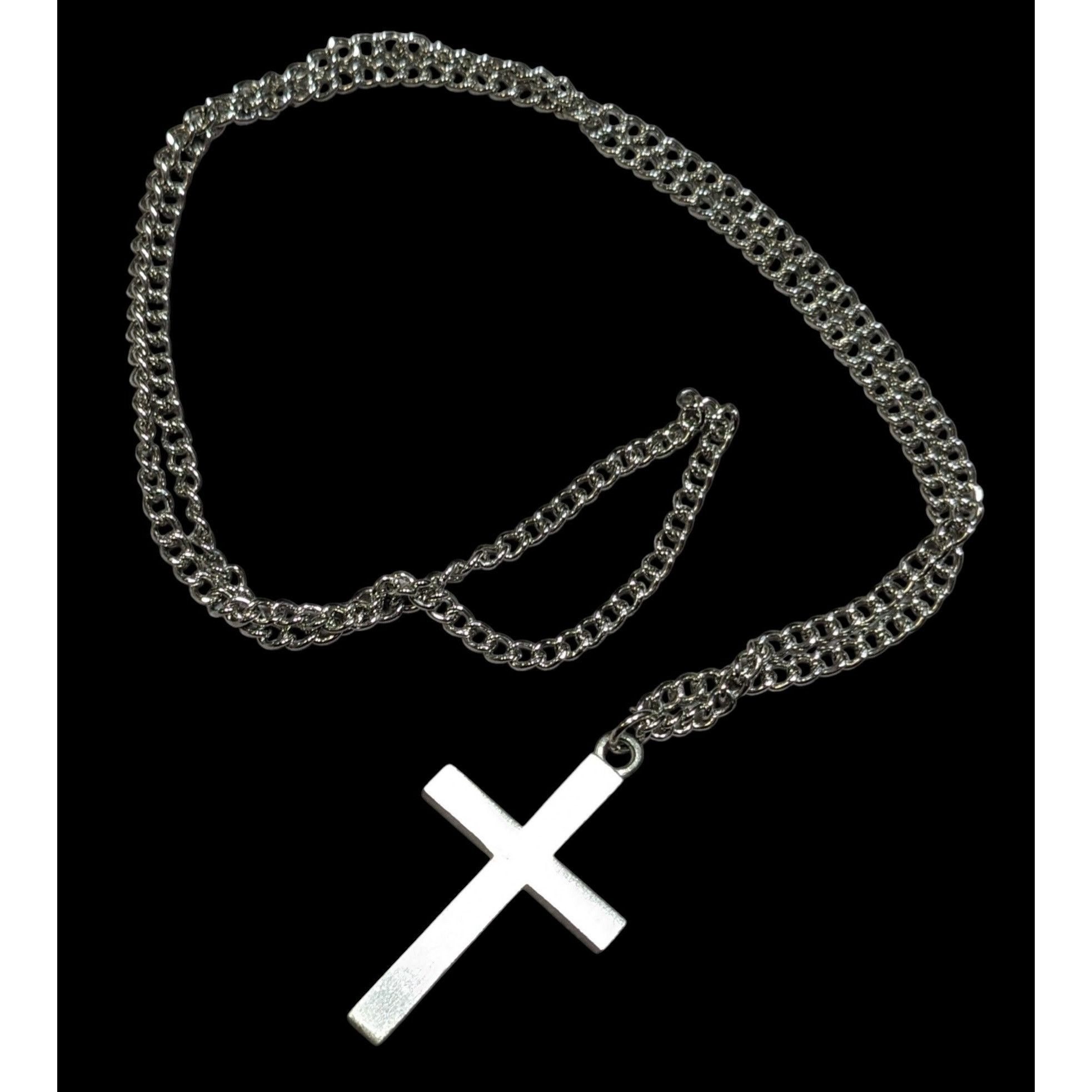 Other Modern Religious Cross Pendant Stainless Steel Necklace Size ONE SIZE - 1 Thumbnail