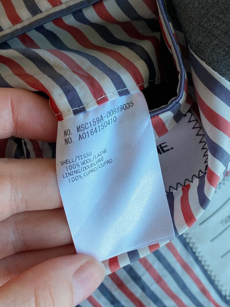 Thom Browne Thom Browne Suit Set Grey Wool Blazer Trousers Size 1 Size 34S - 16 Thumbnail