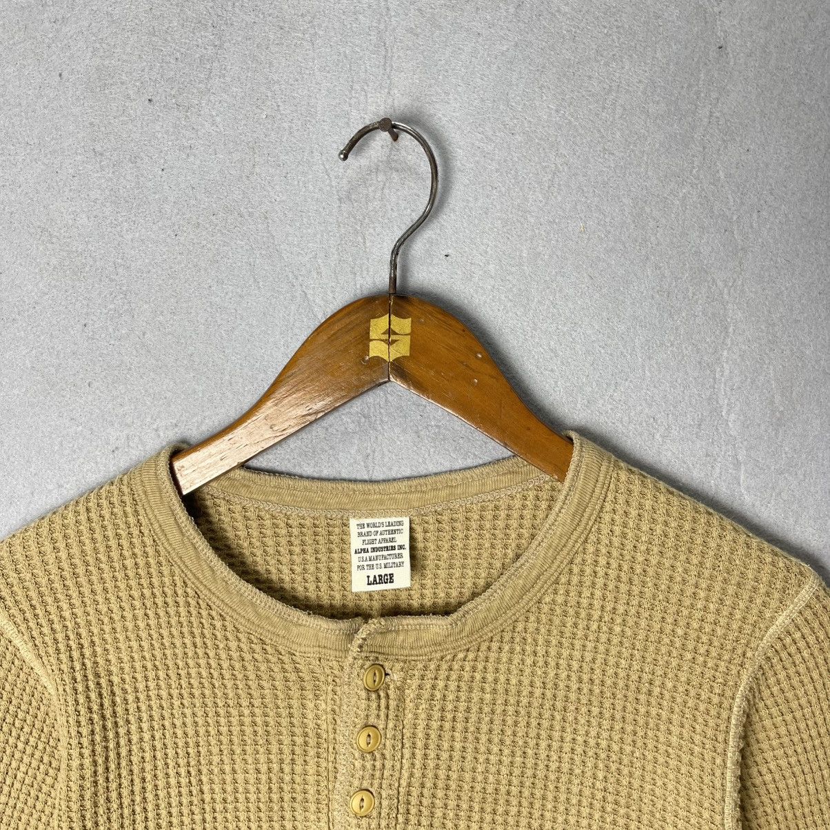 Alpha Industries 2000s Alpha Industries Waffle Thermal Size US L / EU 52-54 / 3 - 2 Thumbnail