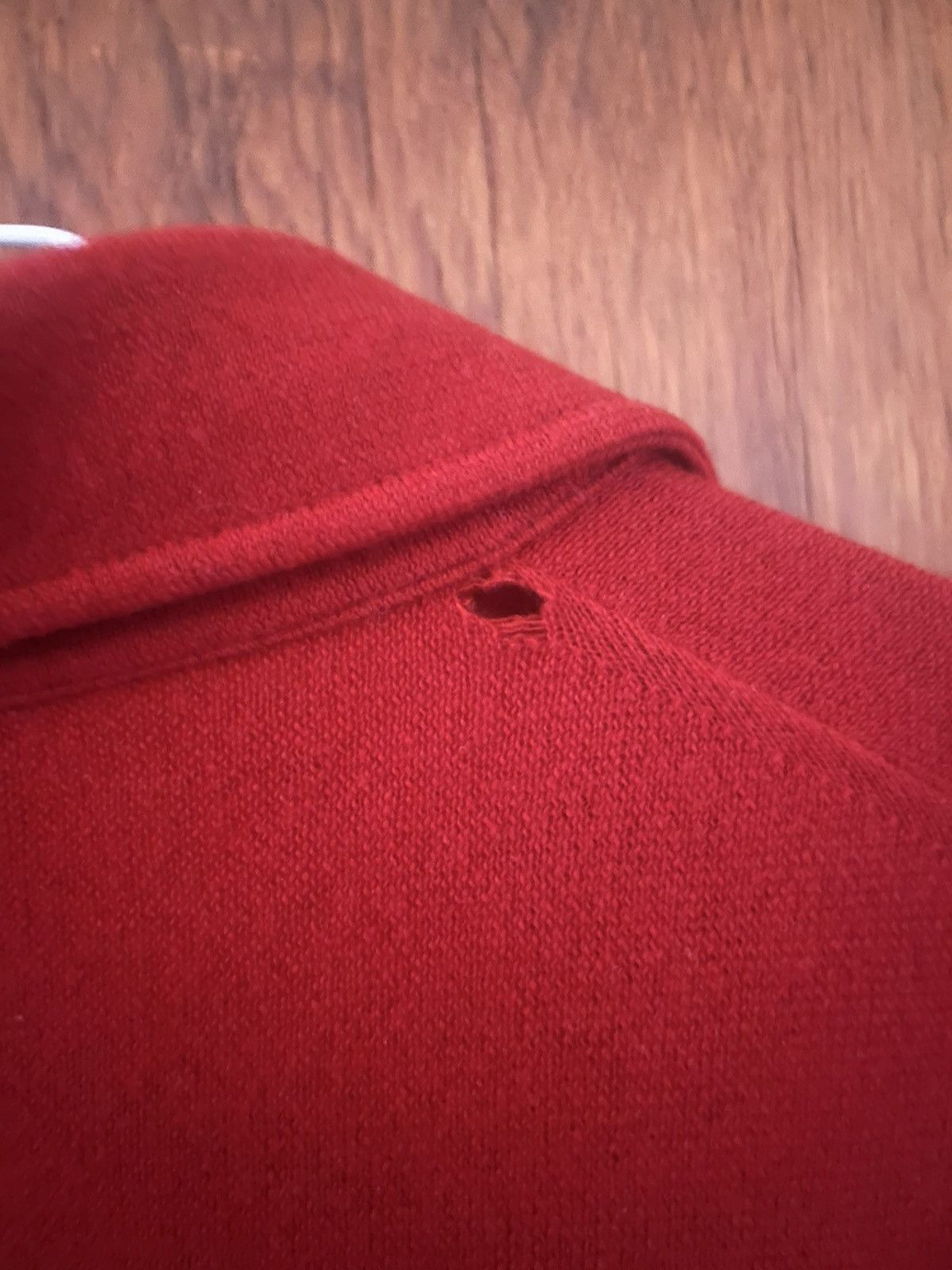 Loro Piana Loro Piana Red Baby cashmere polo knit size 48 Size US M / EU 48-50 / 2 - 7 Thumbnail