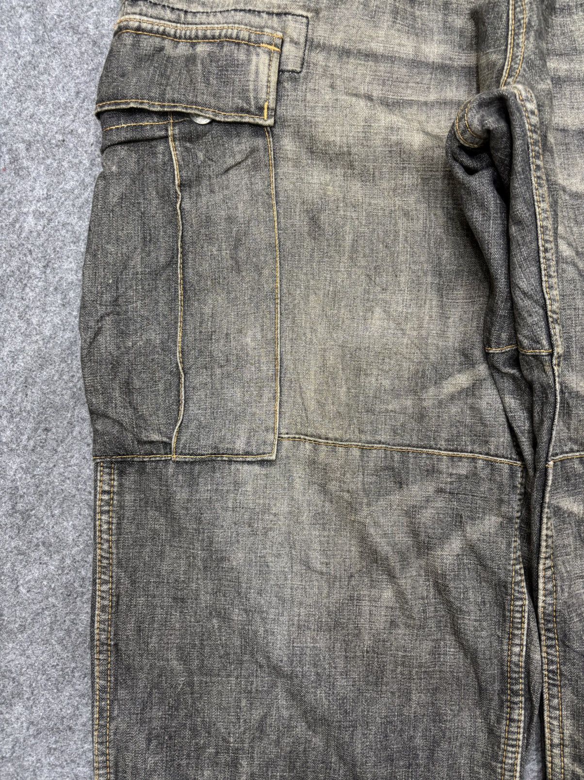 Swagger 💥Baggy💥Vintage Swagger Double Knee Light Denim F624 Size US 35 - 6 Thumbnail