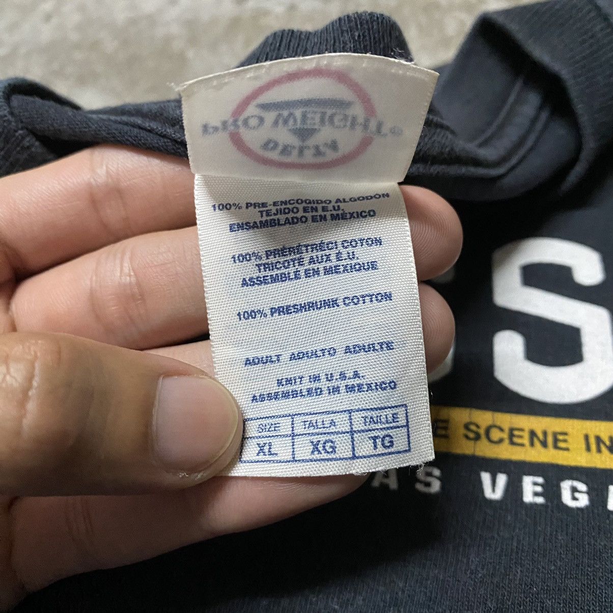 Vintage CSI Crime Scene Investigation Las Vegas Unit Promo Tshirt Size US XL / EU 56 / 4 - 5 Thumbnail