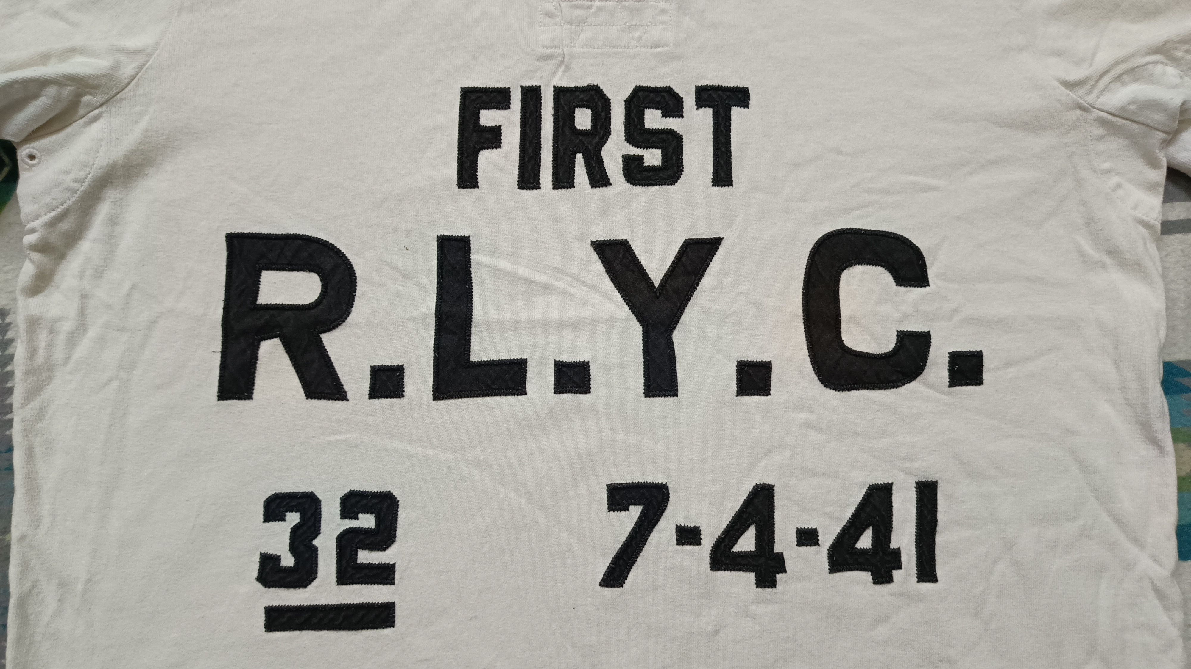 Polo Ralph Lauren 🔥🔥 Rare Vintage Polo RL First RLYC White Tee Size US L / EU 52-54 / 3 - 4 Thumbnail