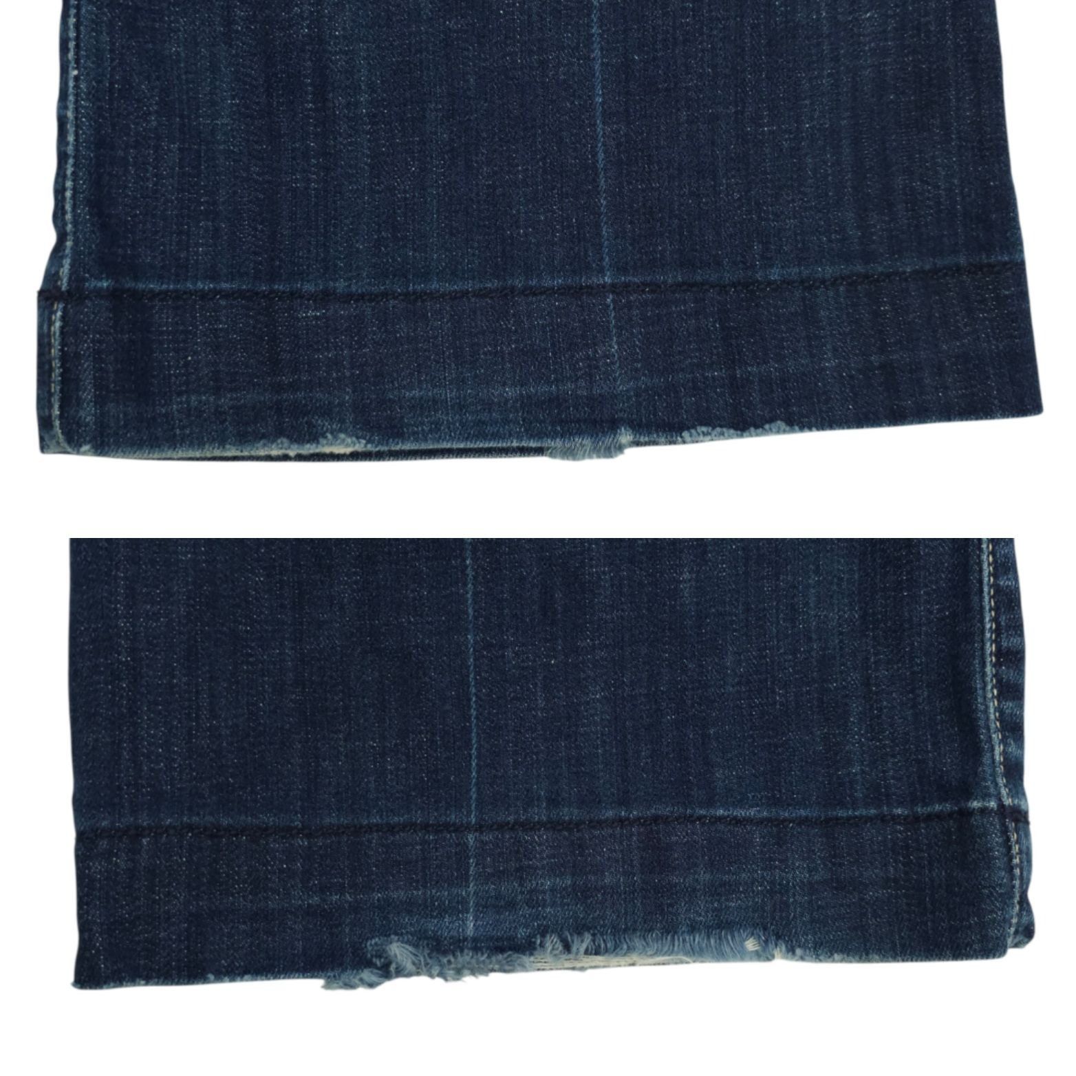 7 For All Mankind 7 For All Mankind Dojo Jeans 29 Dark Wash Wide Leg Flare Size 31" - 7 Thumbnail