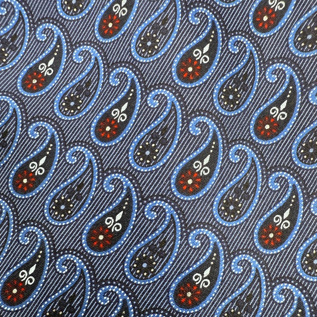 Ermenegildo Zegna Ermenegildo Zegna Silk Tie, Blue, Made in Italy, Like New Size ONE SIZE - 3 Thumbnail