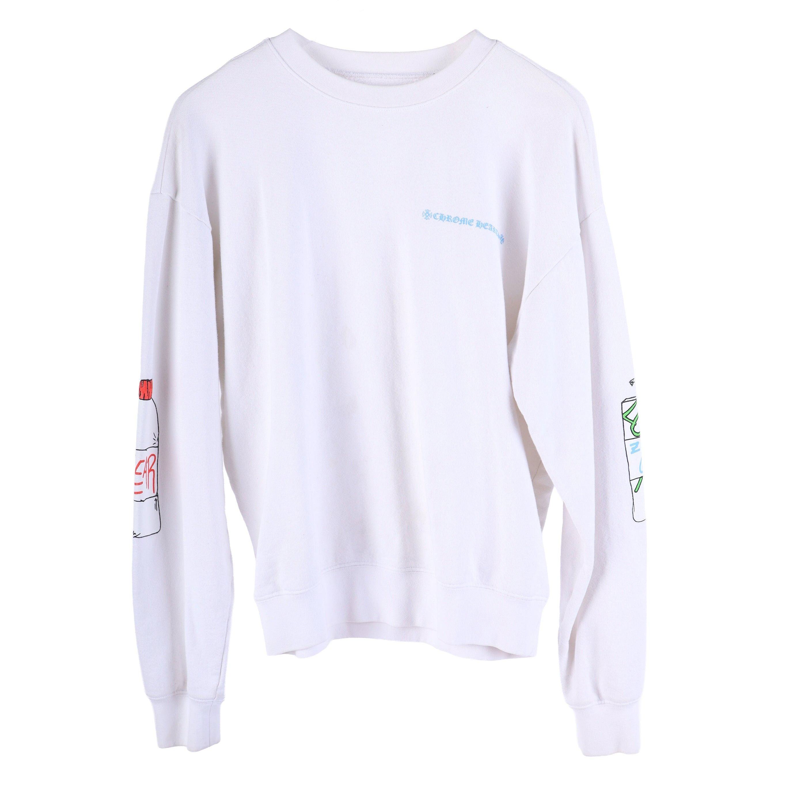 Chrome Hearts CH WHITE MATTY BOY CREWNECK CLEAR Size US M / EU 48-50 / 2 - 2 Thumbnail