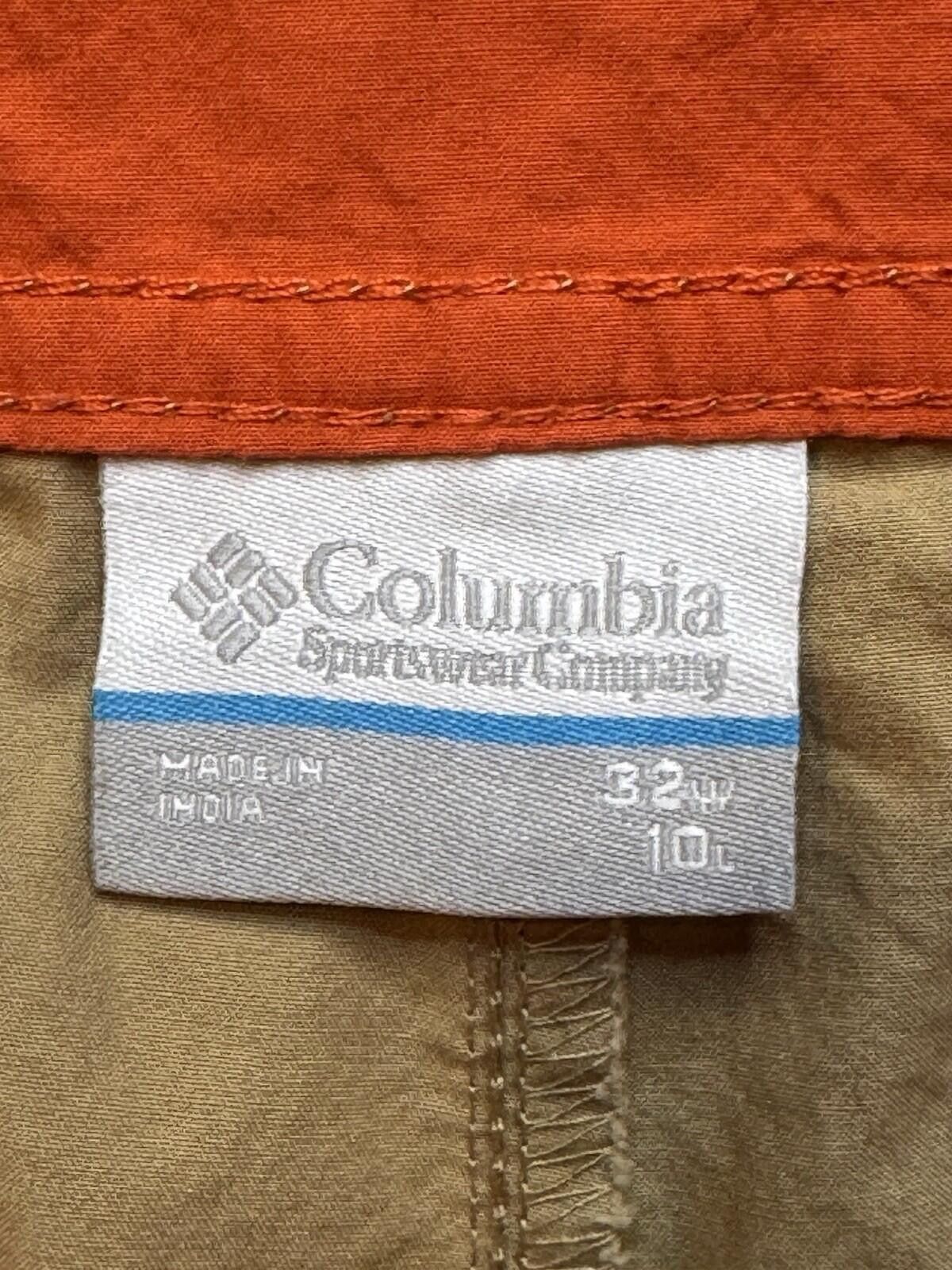 Columbia Columbia Sportswear Company Men’s Khaki Shorts 32W 10L [714] Size ONE SIZE - 3 Thumbnail