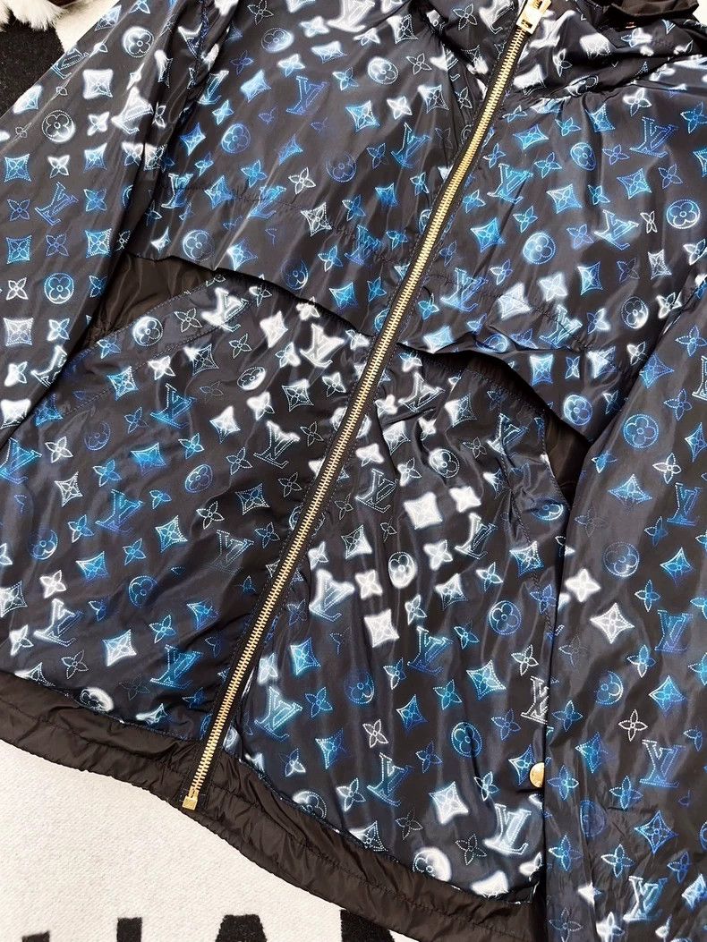 Louis Vuitton LOUIS VUITTON Full-print blue and black patchwork drawstrin Size XXS / US 00 / IT 34 - 3 Thumbnail