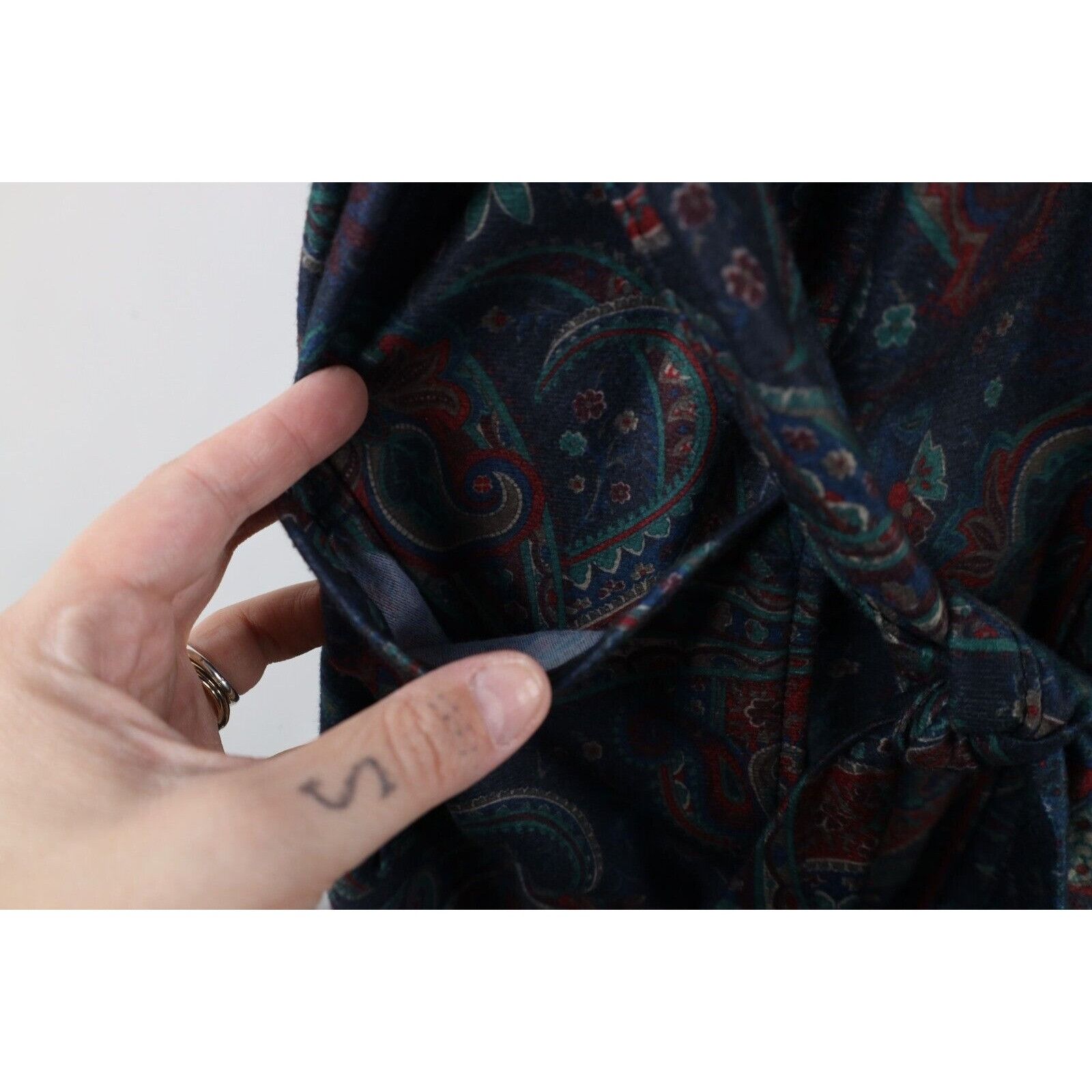 Vintage Vintage 90s Streetwear Rainbow Paisley Soft Cloth Bath Robe Size US L / EU 52-54 / 3 - 7 Thumbnail