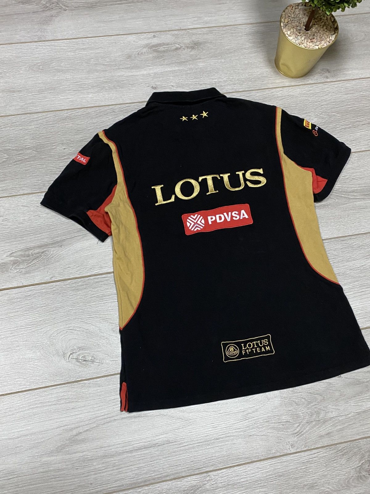 Vintage Lotus F1 formula racing polo Size US L / EU 52-54 / 3 - 5 Thumbnail