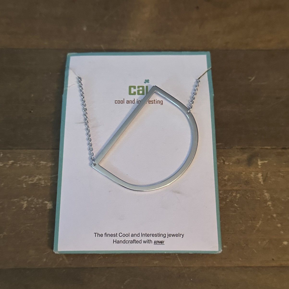 Other Cai silver tone sideway initial letter D necklace Size ONE SIZE - 2 Thumbnail