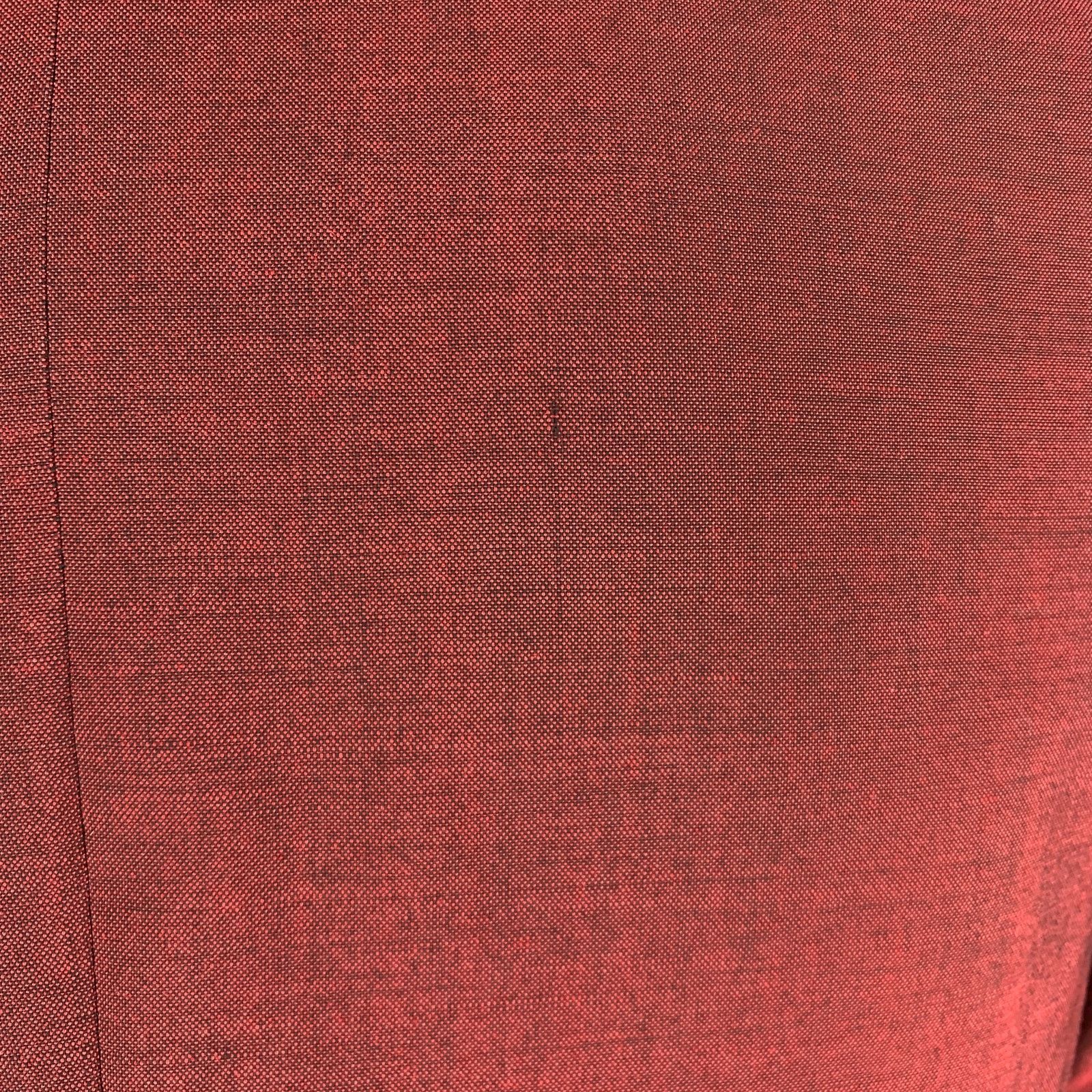 Paul Smith PS by PAUL SMITH Size 36 Burgundy Wool Mohair Sport Coat Size 36R - 4 Thumbnail