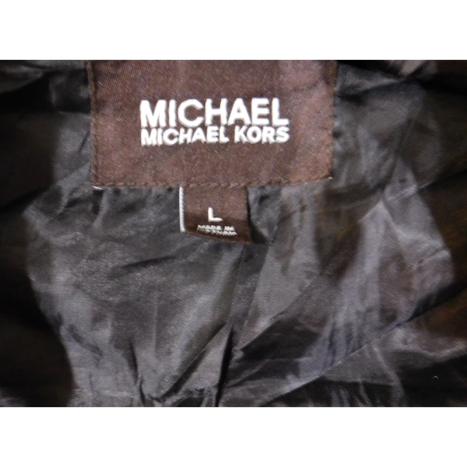 Michael Kors Michael Kors Jacket Regular Mens L Black Zip Polyester Lined Bomber Jacket Knit Solid Classic Size US L / EU 52-54 / 3 - 7 Thumbnail