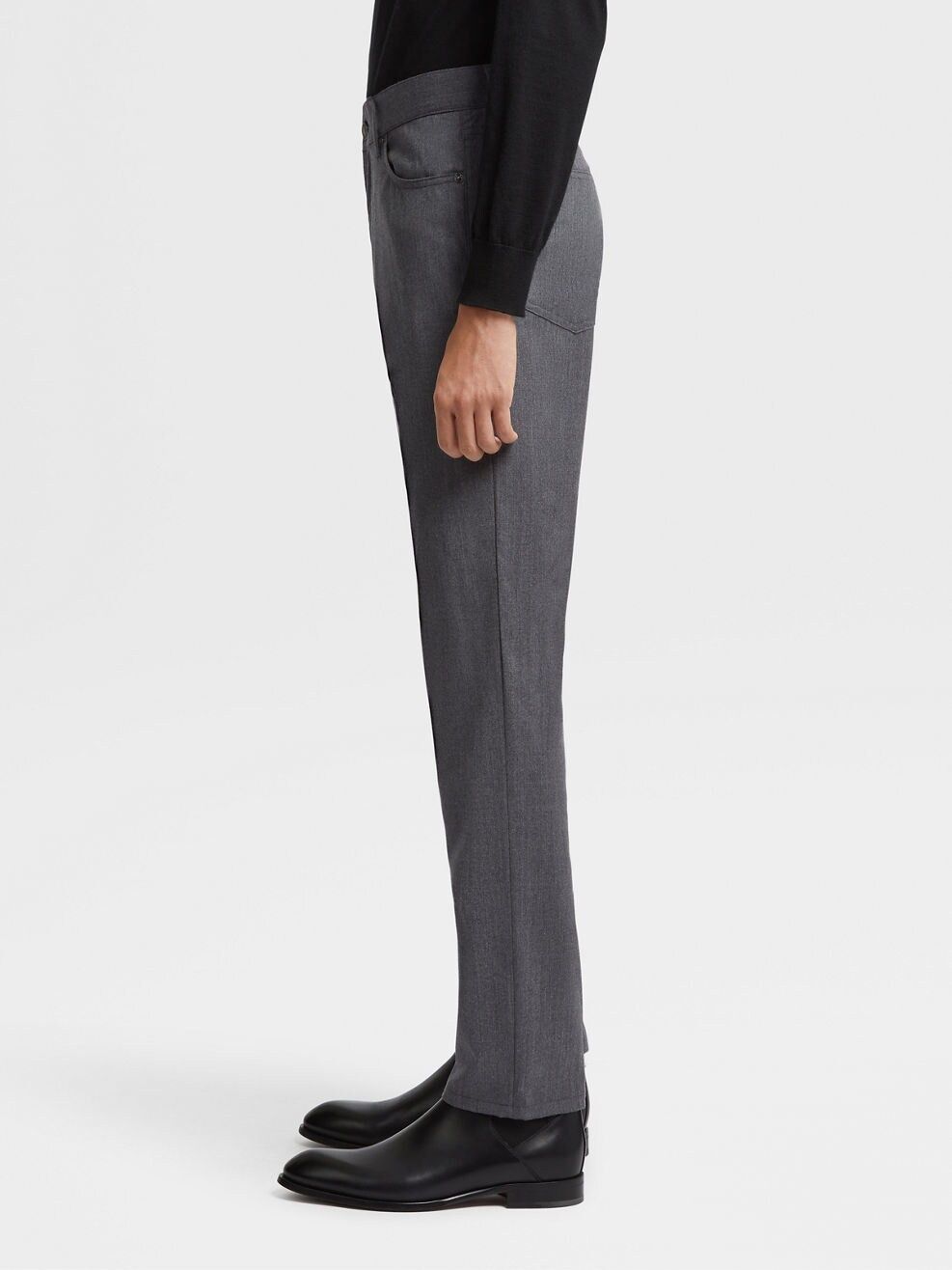 Ermenegildo Zegna o1s1rm0225 RUDP46A7 Pant in Dark Grey Size US 30 / EU 46 - 4 Thumbnail