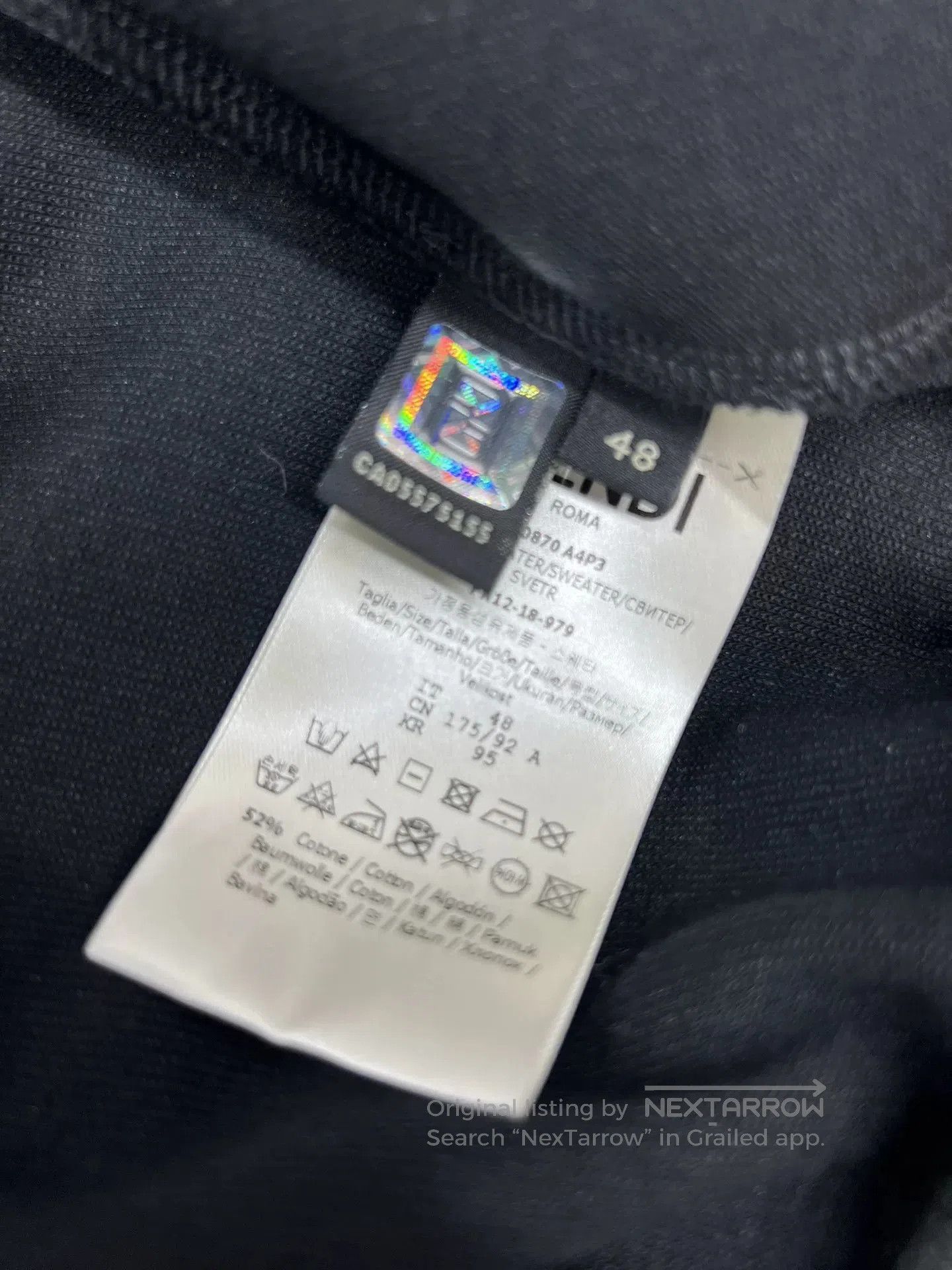 Fendi Fendi Autumn Winter FF Hoodie. Size US M / EU 48-50 / 2 - 3 Thumbnail