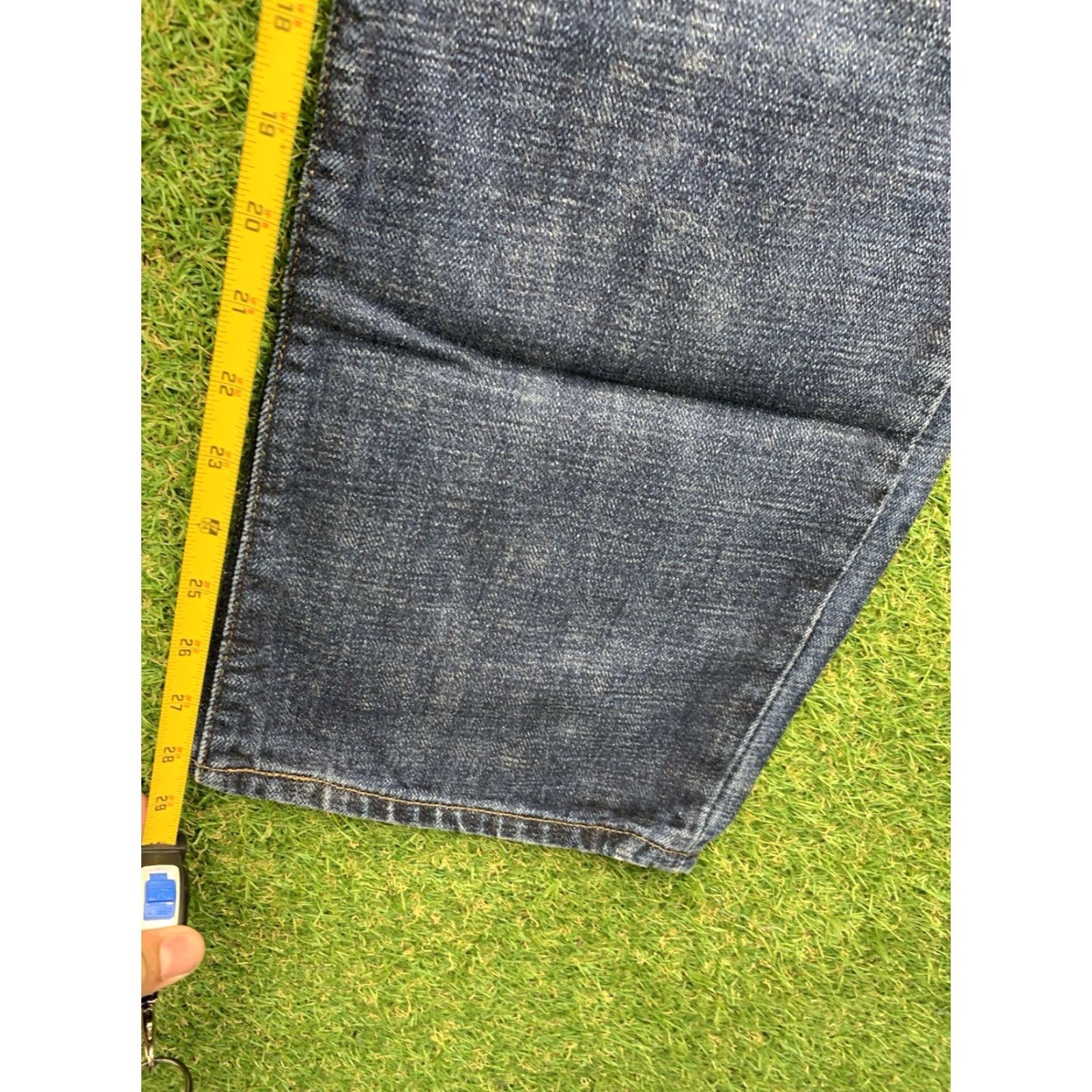 Levi's Levis 501 Jeans Mens 36x30 Dark Wash Denim Pants Button Fly Western Wear Y2K Levi's 501 Series Slim Straight 5-Pocket Blue Cotton Denim Size US 36 / EU 52 - 5 Thumbnail