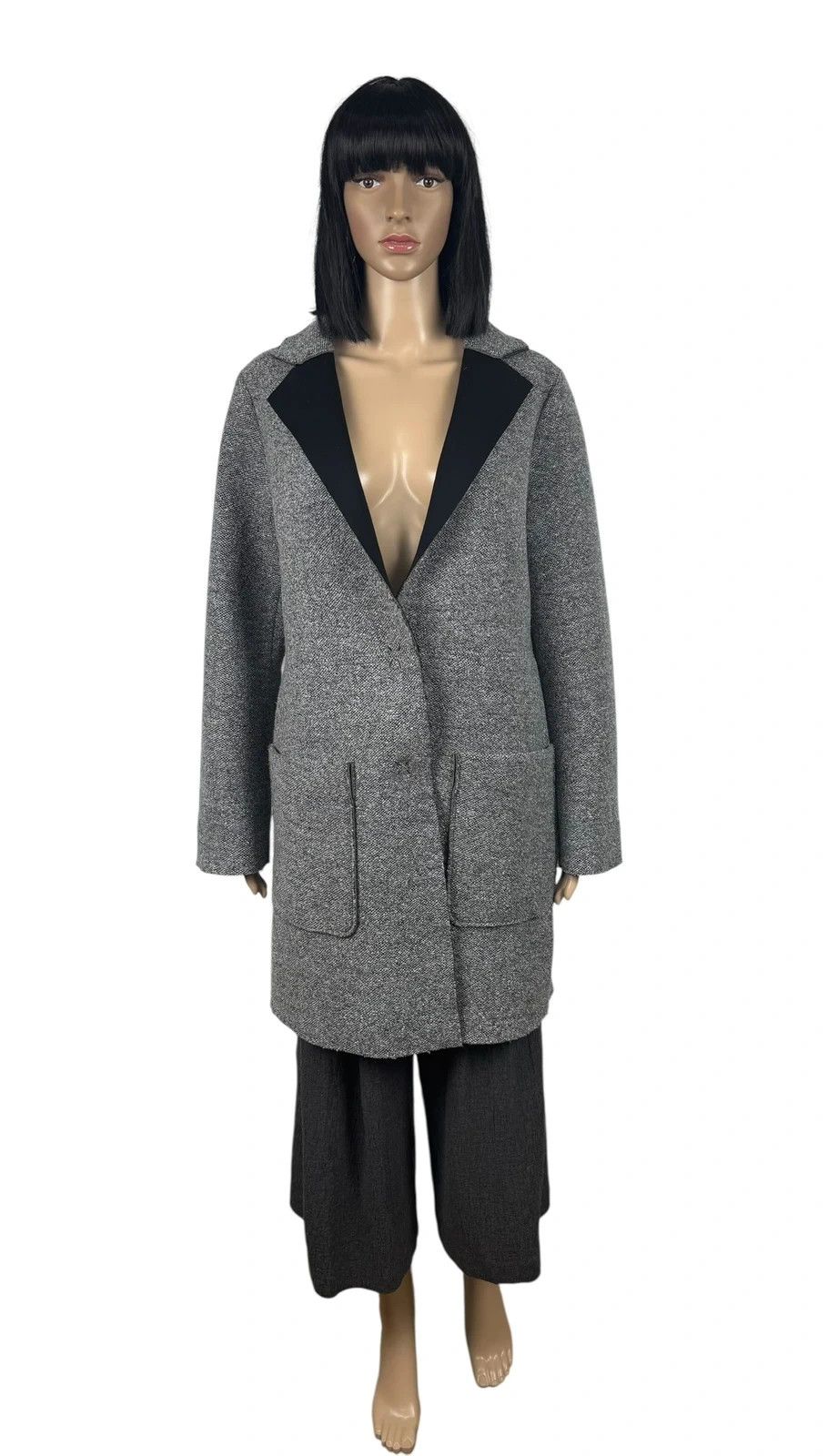 MAX&Co. Max & Co Coat Wool Seta Knitcoat Size M / US 6-8 / IT 42-44 - 2 Thumbnail