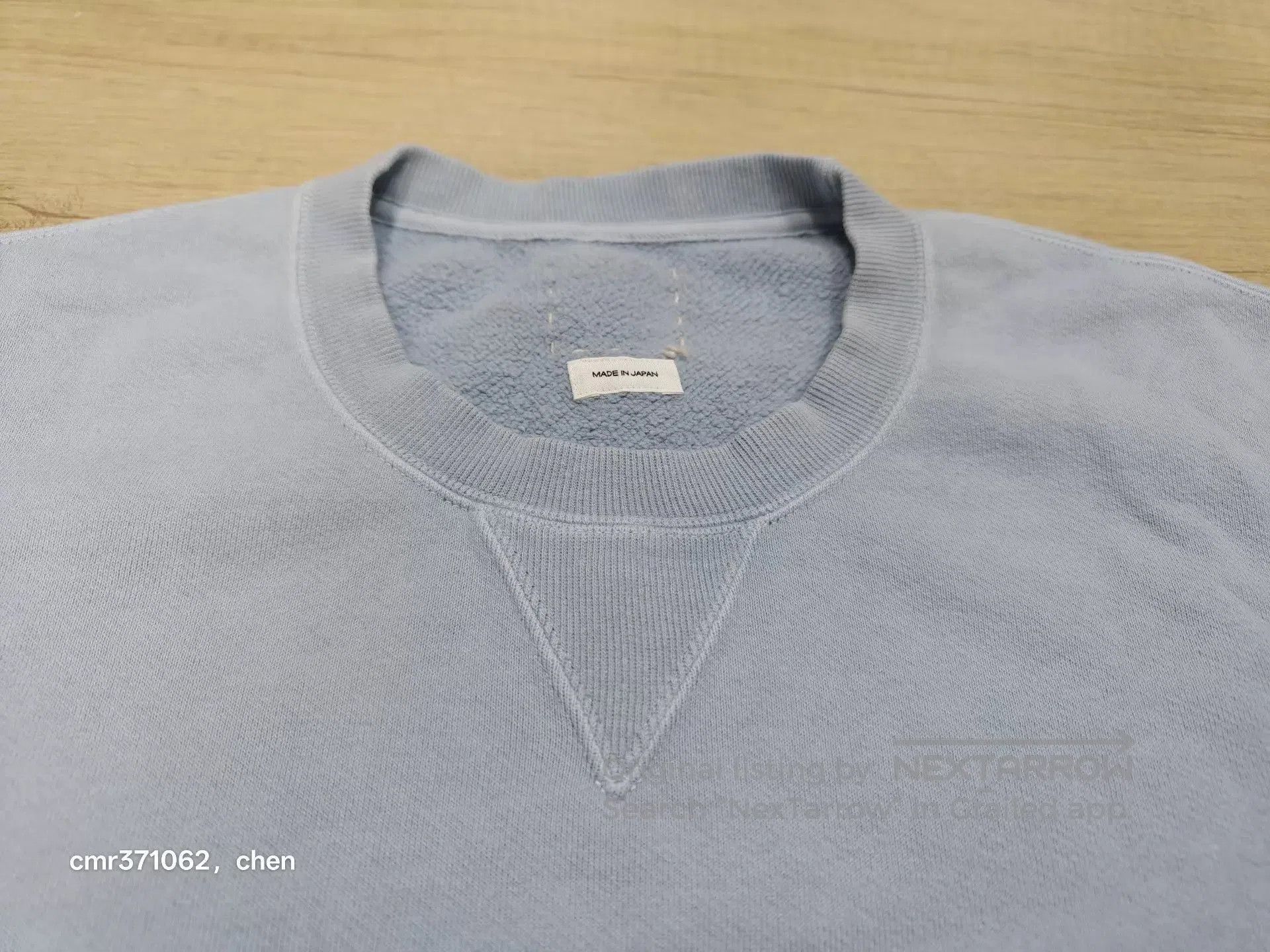 Visvim Blue Crewneck Sweatshirt - Size L. Size US L / EU 52-54 / 3 - 2 Thumbnail