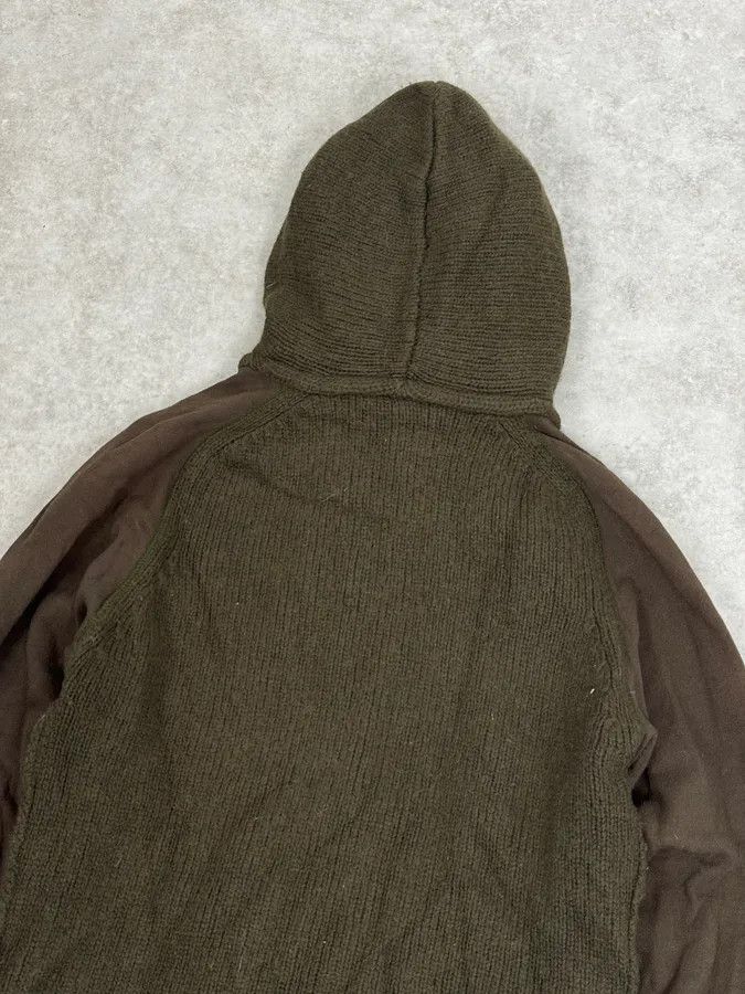 Dolce & Gabbana AW2003 Dolce & Gabbana Olive Green Wool Hooded Zip-up Sweater Size US S / EU 44-46 / 1 - 7 Thumbnail
