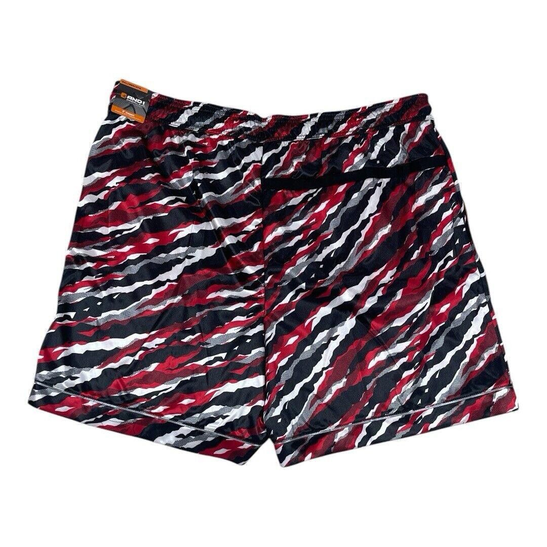 Designer AND 1 Red Camo Basketball Shorts XXXL 8” Inseem Size US 44 / EU 60 - 3 Thumbnail