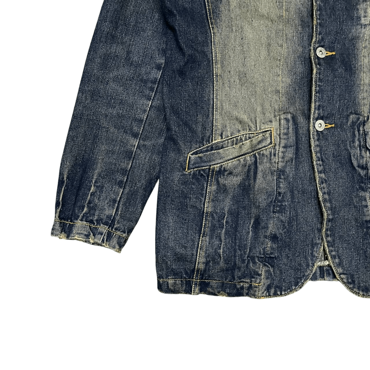 Japanese Brand Vintage Big Shark Denim Jacket Size US M / EU 48-50 / 2 - 3 Thumbnail