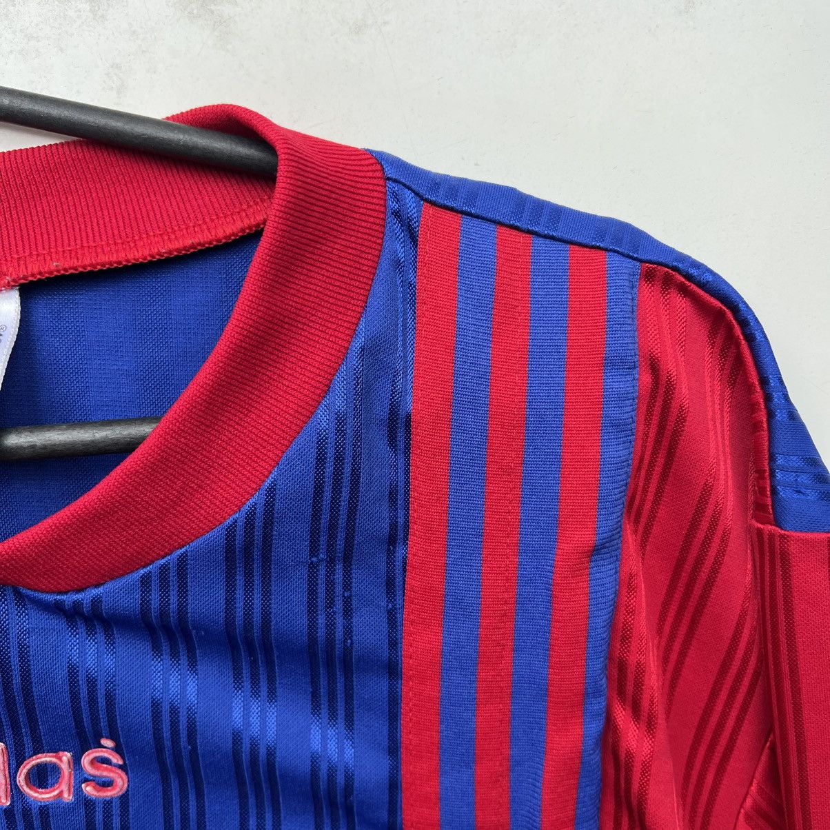 Adidas Vintage Adidas striped soccer 90s jersey shirt Size US XL / EU 56 / 4 - 10 Thumbnail