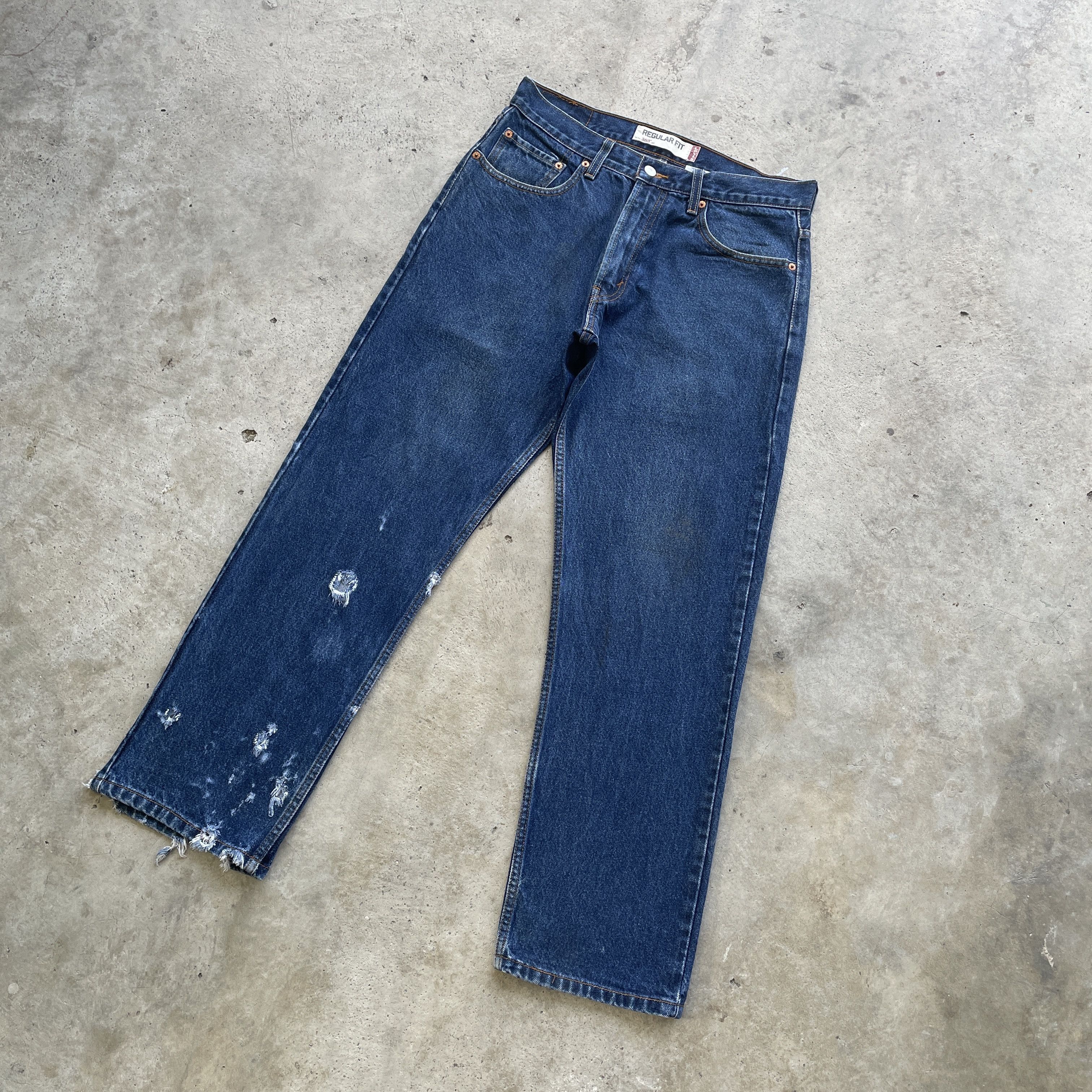 Levi's VINTAGE LEVI’S 505 JEANS PANTS DENIM THARSHED W32x29 Size US 32 / EU 48 - 1 Thumbnail