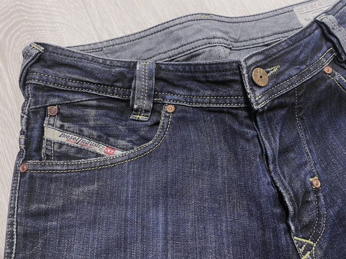 Diesel Women’s Diesel Slammer Washed Torn Distressed Denim Jeans Size 28" / US 6 / IT 42 - 11 Thumbnail