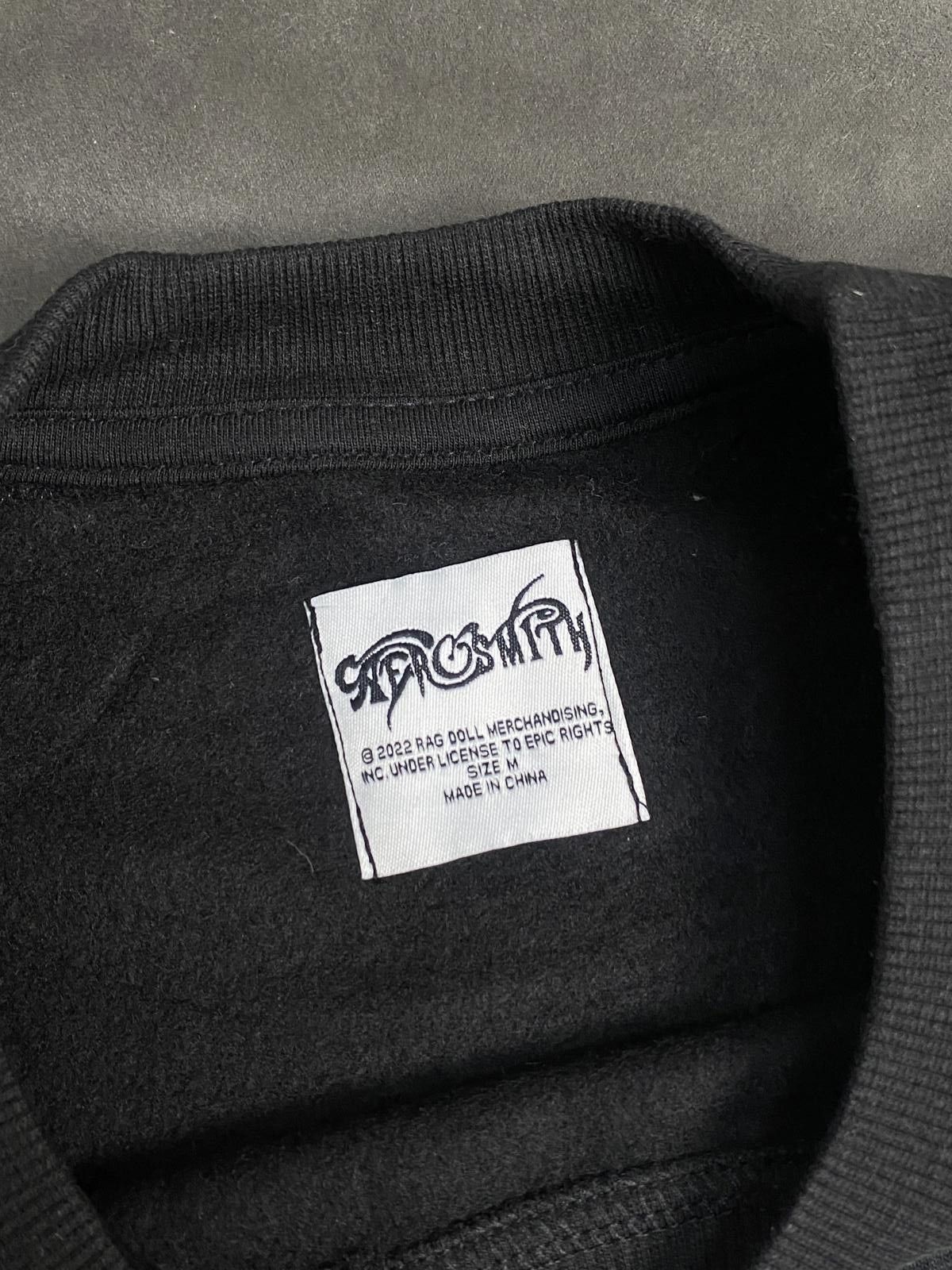 Japanese Brand Rare Aerosmith Sorayama Just Push Play Sweater Black Medium Size US M / EU 48-50 / 2 - 6 Thumbnail