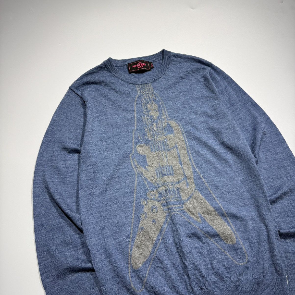 Hysteric Glamour Hysteric Glamour The Hysteric XXX "Naked Guitar Girl"Sweater Size M / US 6-8 / IT 42-44 - 3 Thumbnail