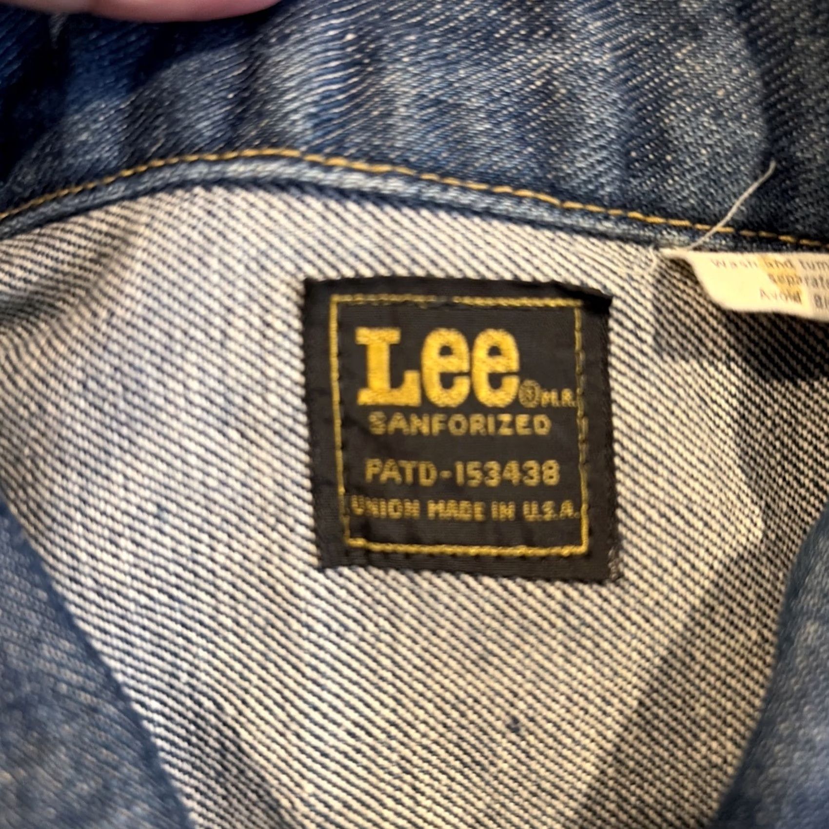 Lee VINTAGE Lee Riders Denim Jacket 44 Regular Men Union Made in USA Size US S / EU 44-46 / 1 - 2 Thumbnail