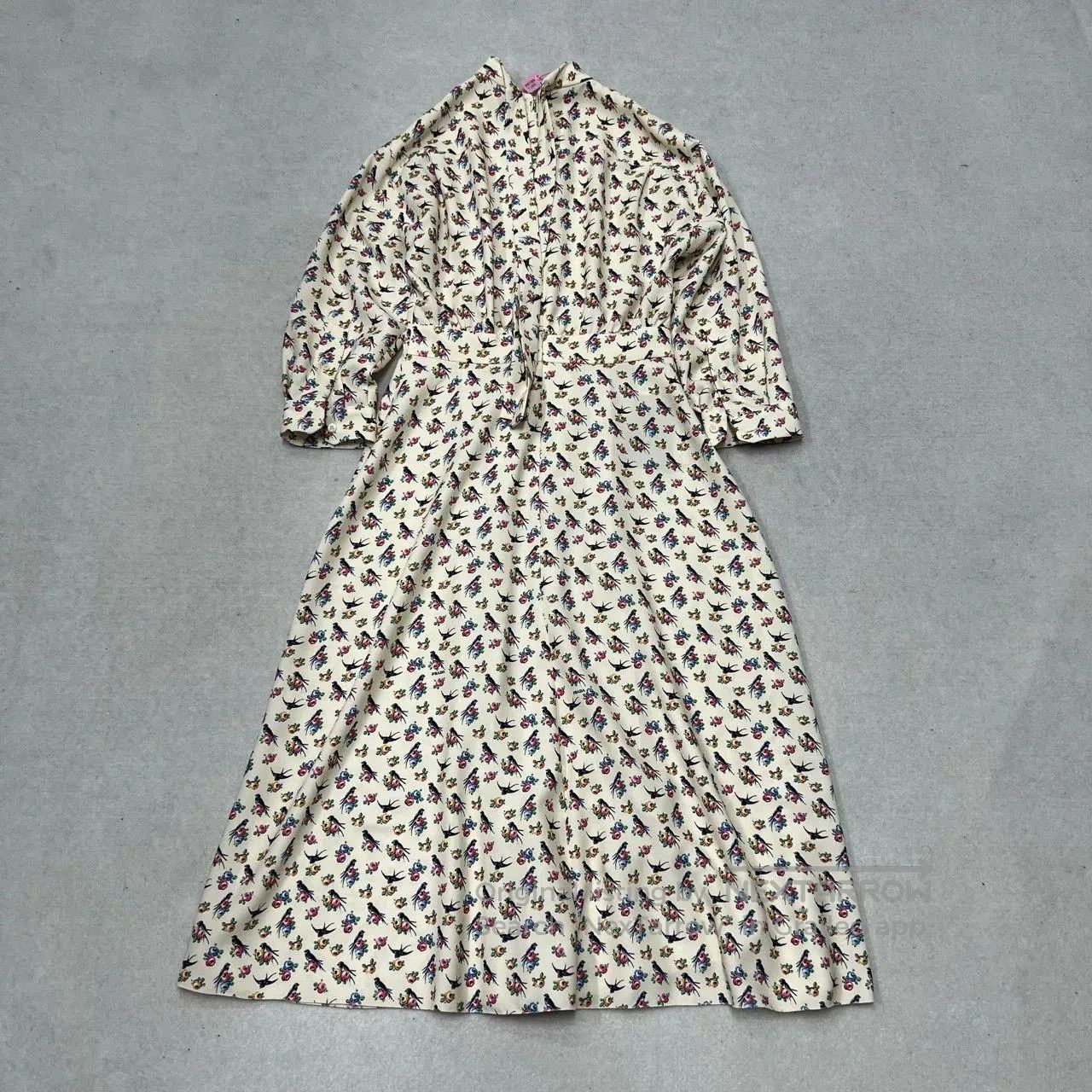 Prada Authentic Prada Runway Floral Long. Size S / US 4 / IT 40 - 2 Thumbnail