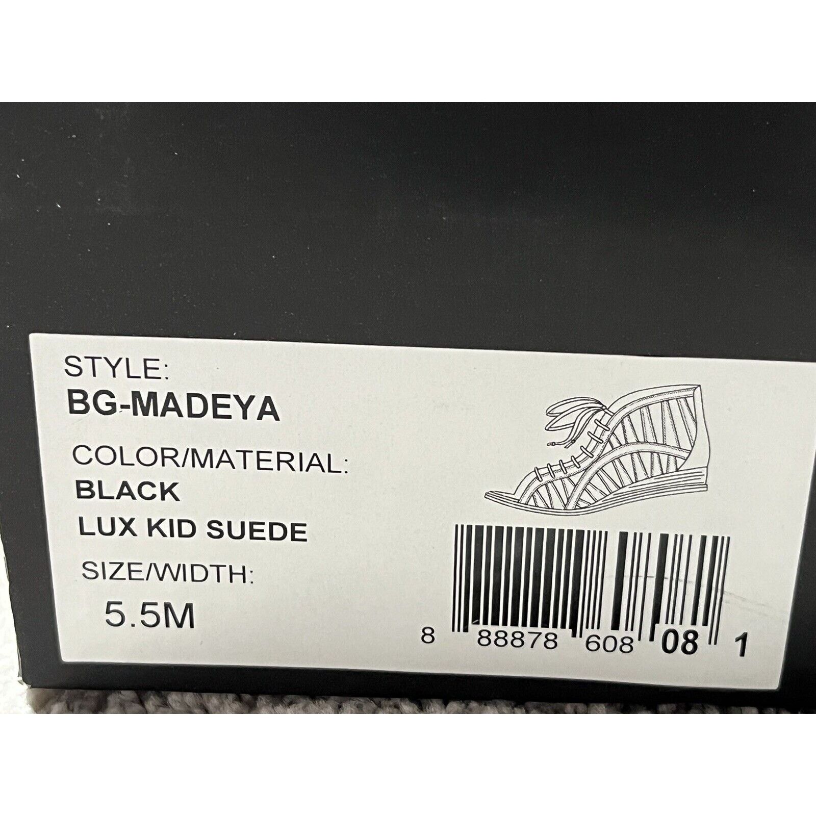 Other BCBGeneration Lace-Up Suede Wedge Sandal 5.5 Black BG-Madeya Size US 5.5 / IT 35.5 - 9 Thumbnail