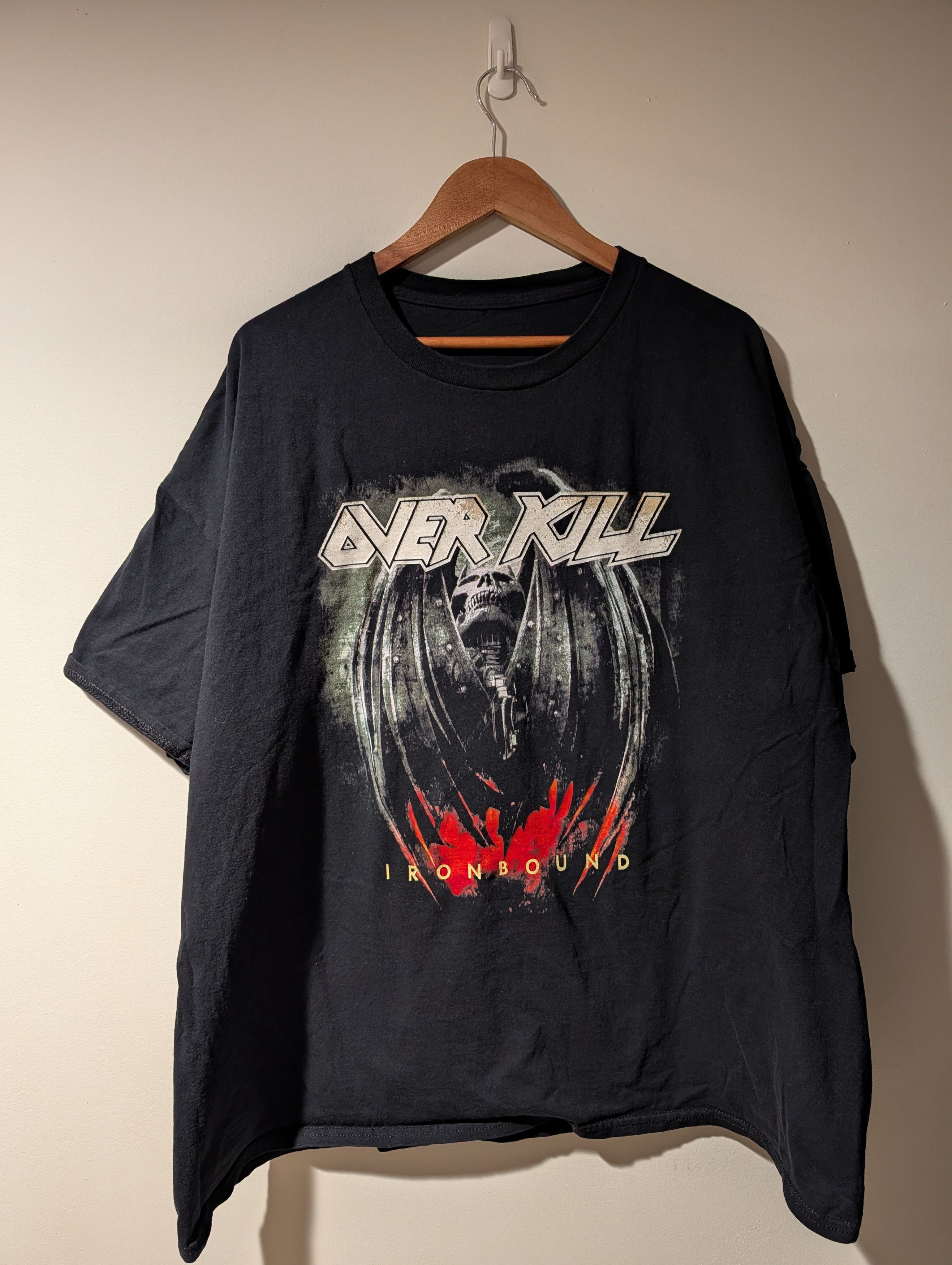 Band Tees Vintage 2010 Overkill Ironbound Band Music XXX-Large T-Shirt Size US XXL / EU 58 / 5 - 1 Thumbnail
