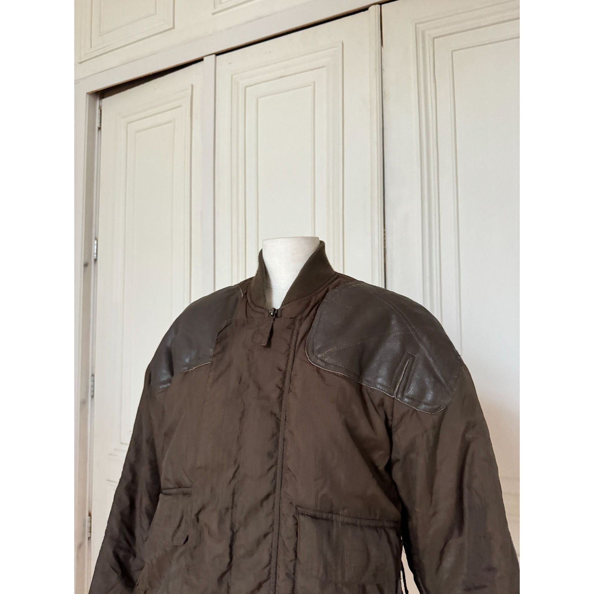 Jean Paul Gaultier 1990s Brown Bomber / Corset Jacket Size US M / EU 48-50 / 2 - 4 Thumbnail