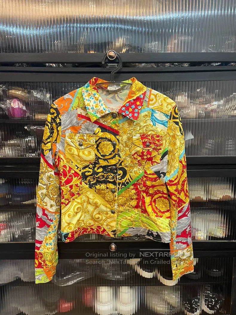 Versace Versace Reworked full of flowers jacket Size S / US 4 / IT 40 - 1 Thumbnail