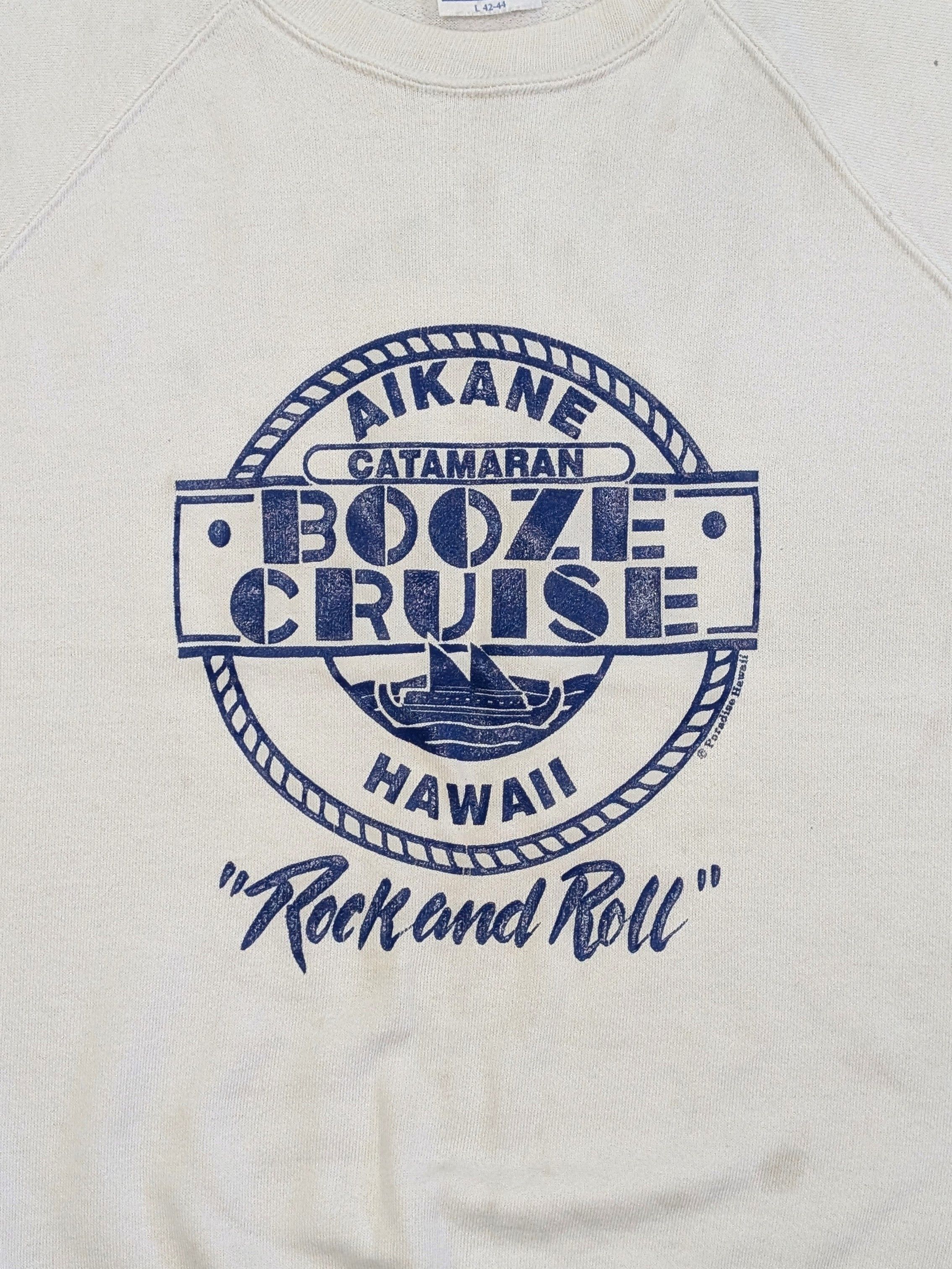 Vintage Vintage Aikane Catamaran Booze Cruise Hawaii raglan sweatshi Size US L / EU 52-54 / 3 - 2 Thumbnail