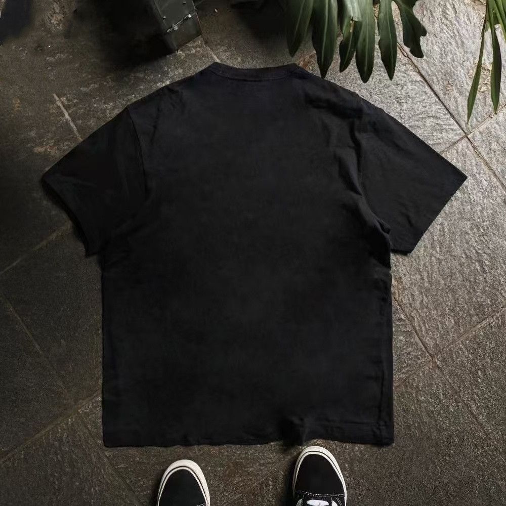 Japanese Brand × Vintage Black washed retro half apple print t-shirt Size US M / EU 48-50 / 2 - 2 Thumbnail